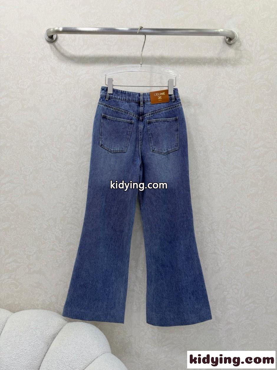 フェンミン 合わせやすい デニムパンツ セリーヌ ジーンズ スーパーコピー-4