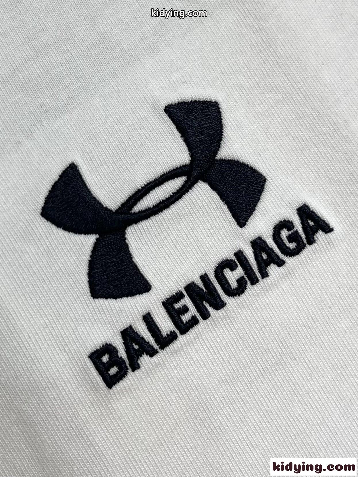 BALENCIAGA x Under Armour 半袖Tシャツ バレンシアガ Tシャツ コピー ホワイト-2