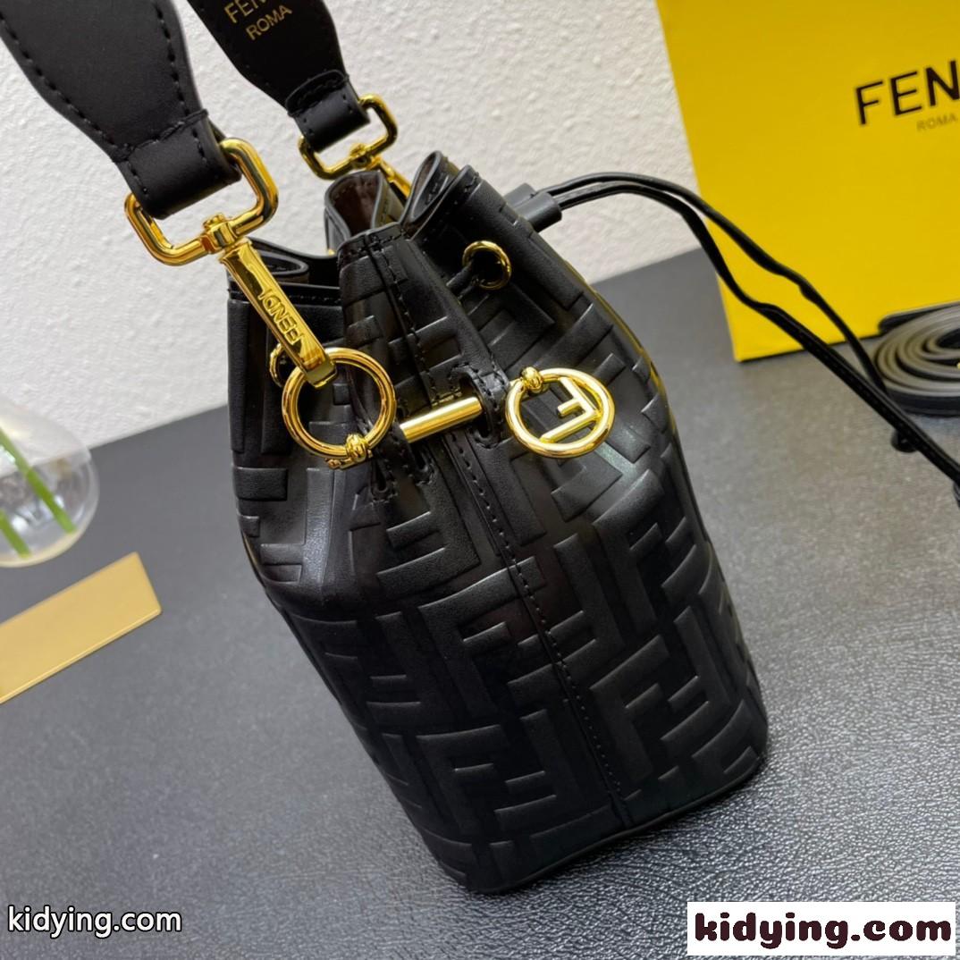 フェンディ バッグ 人気 コピー レディース ミニバッグ モン トレゾール レザー バケットバッグ-2
