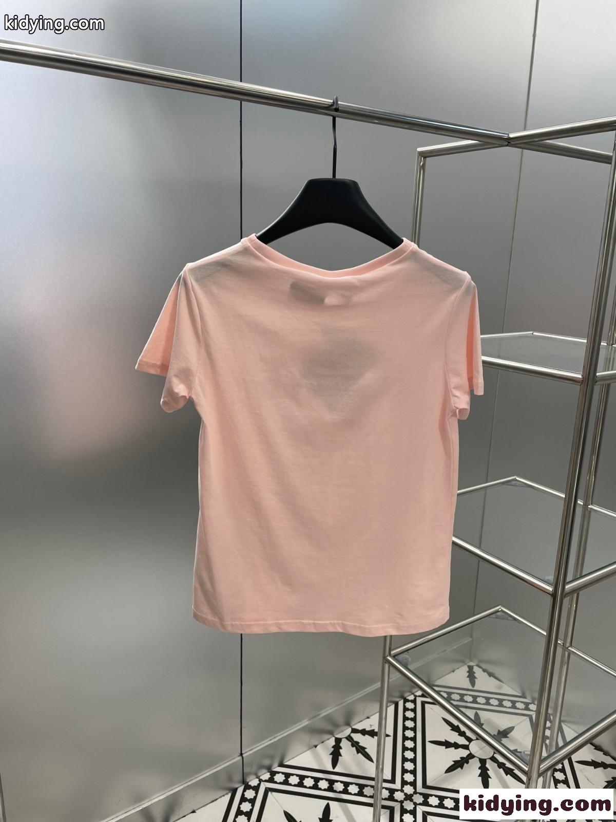 LOEWE x ハウルの動く城&ロエベ Tシャツ コピー 人気 クルーネック コットン 半袖Tシャツ-0