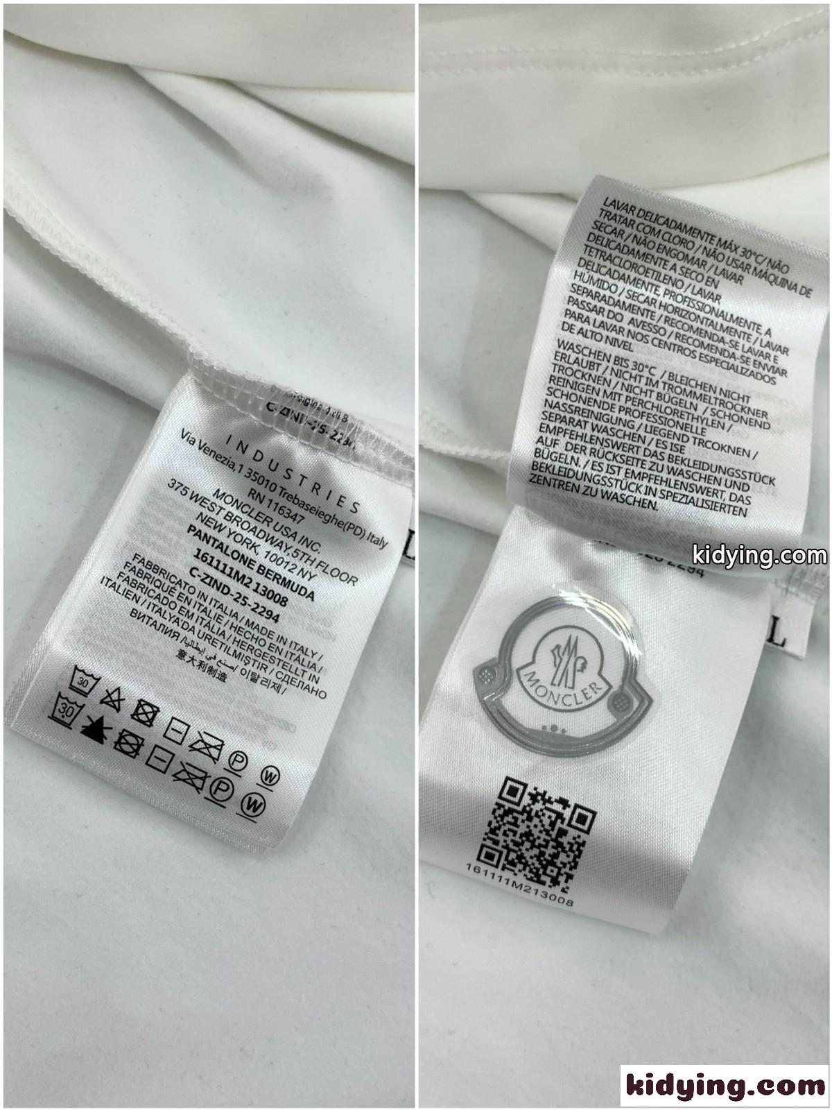 カジュアル 上品 クルーネック 長袖Tシャツ モンクレール Tシャツ 偽物 ホワイト-4