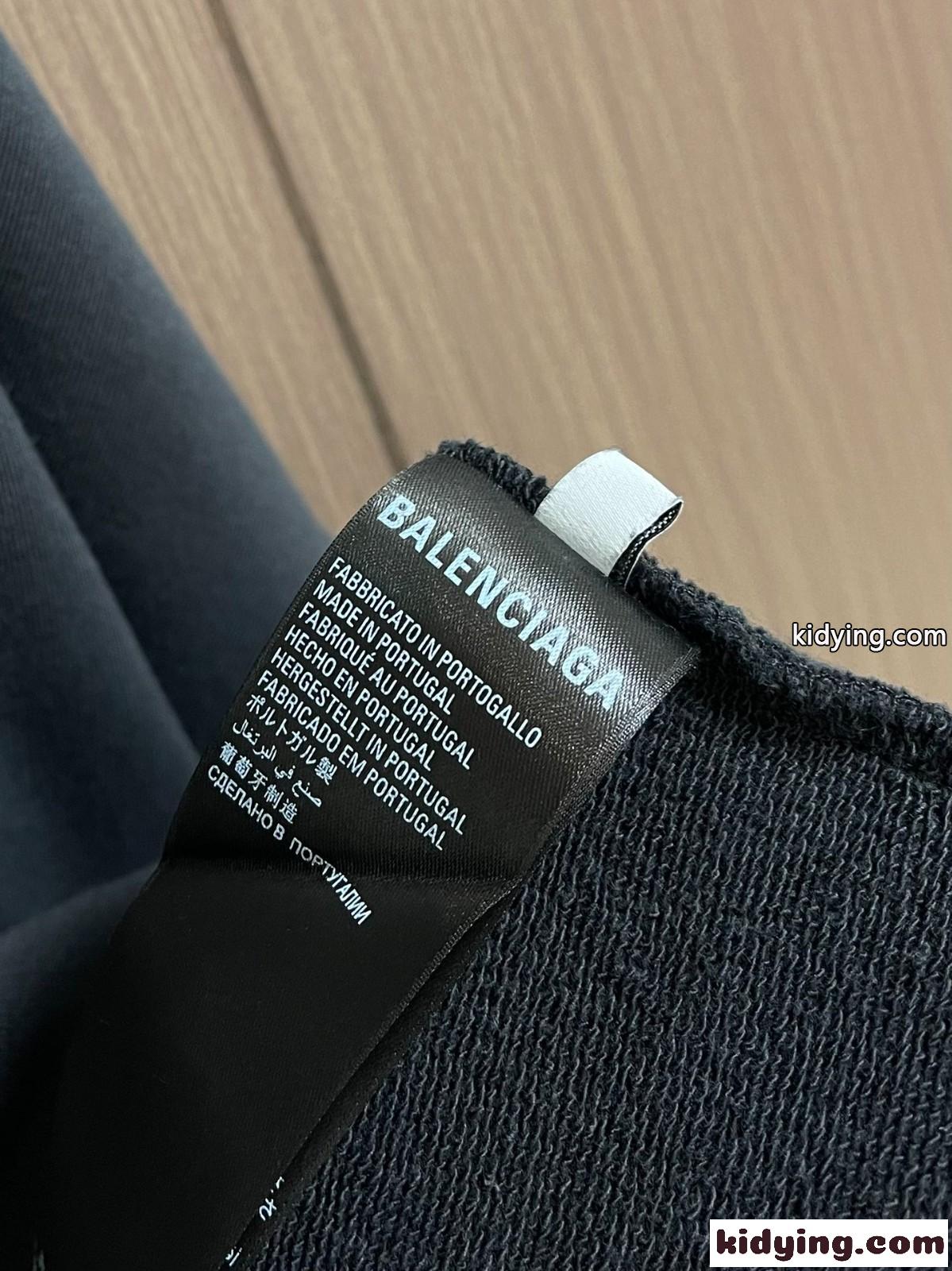 ユニセックス 3B Liquified Hoodie バレンシアガ パーカー コピー ブラック-4