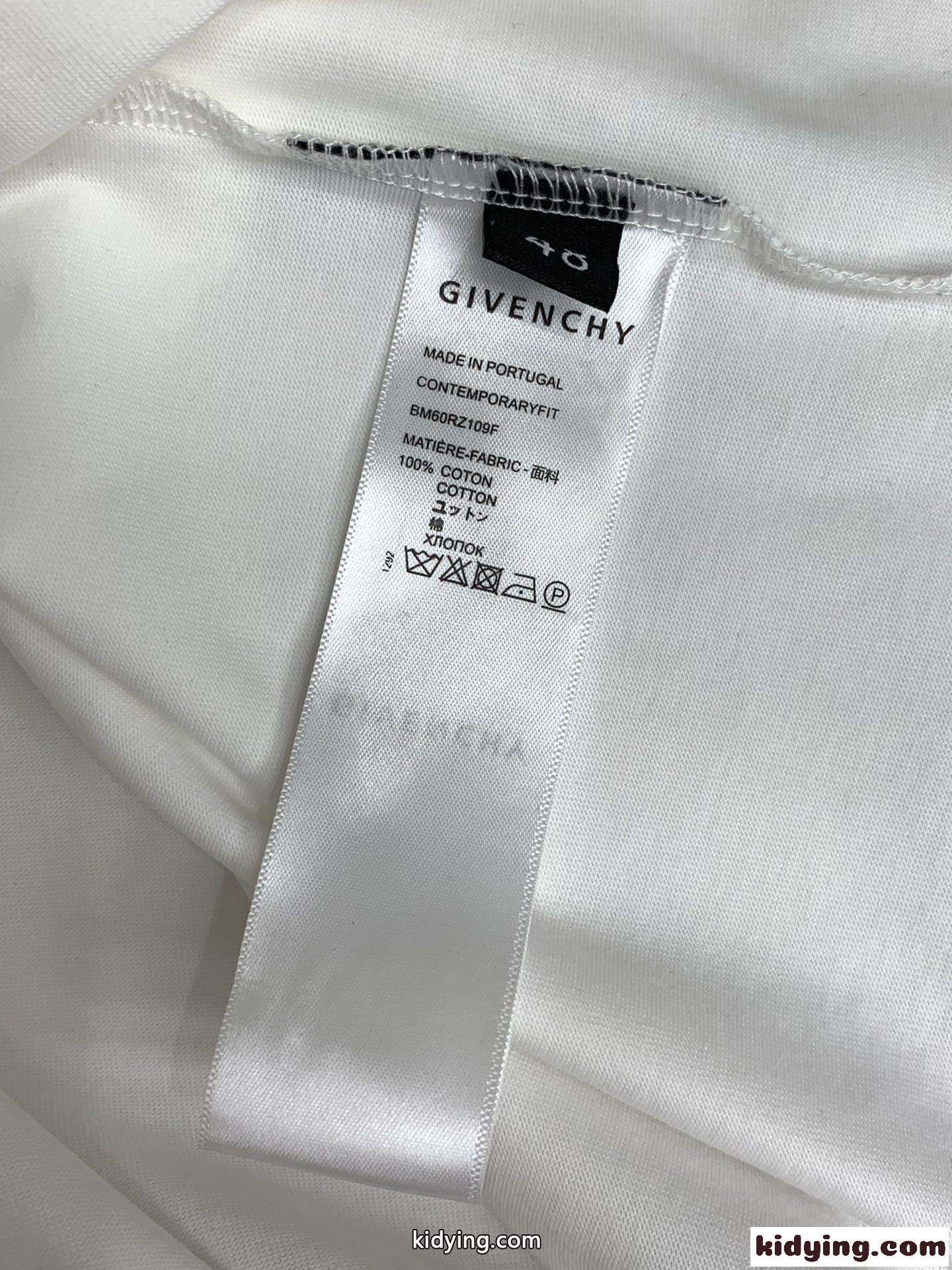 4G ロック プリントコットン 半袖Tシャツ ジバンシィ Tシャツ 偽物 ホワイト-4