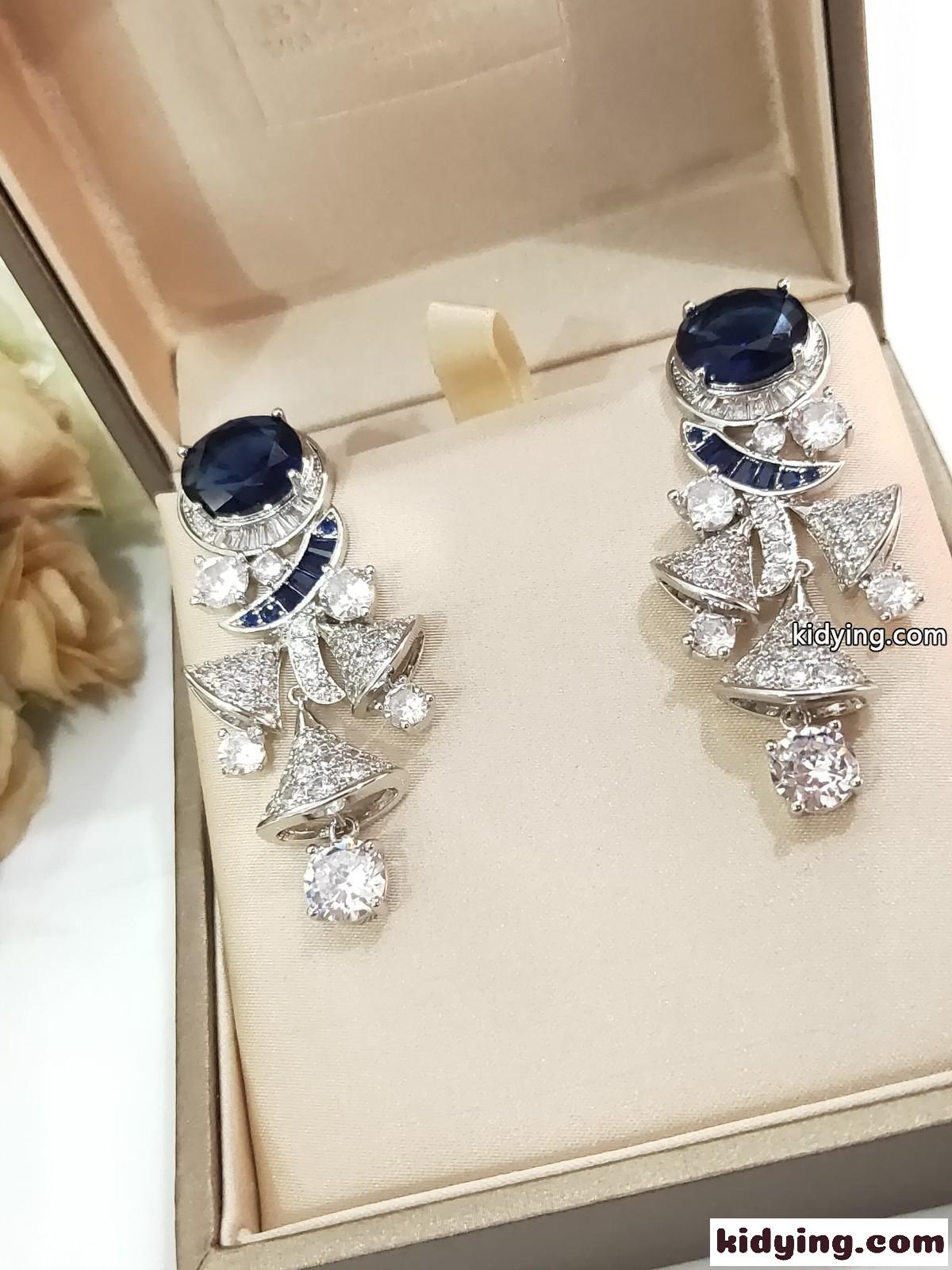 上品 キラキラ デート パーティー ブルガリ ピアス コピー レディース イヤリング 人気 合わせやすい フェミニン エレガント-4