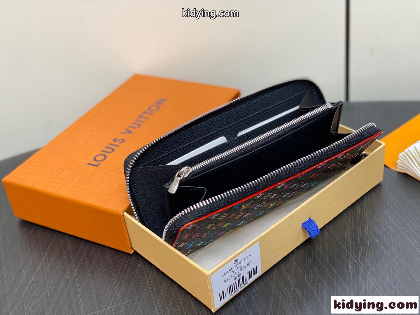 M13408 LV × TM ポルトフォイユ・クレマンス ルイヴィトン 財布 スーパーコピー ブラック-4