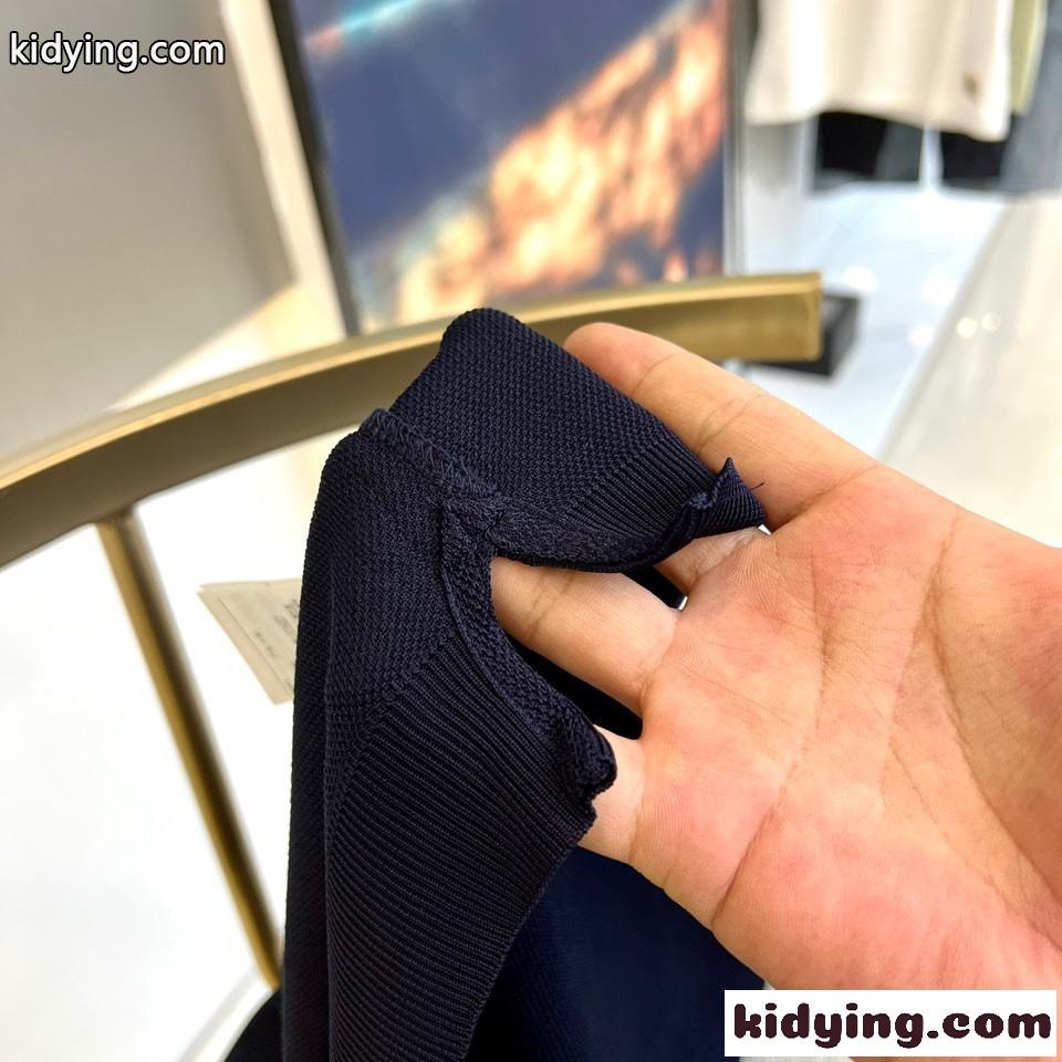 エルメネジルド・ゼニア 半袖Tシャツ コピー 着心地いい クルーネック ネイビー-3
