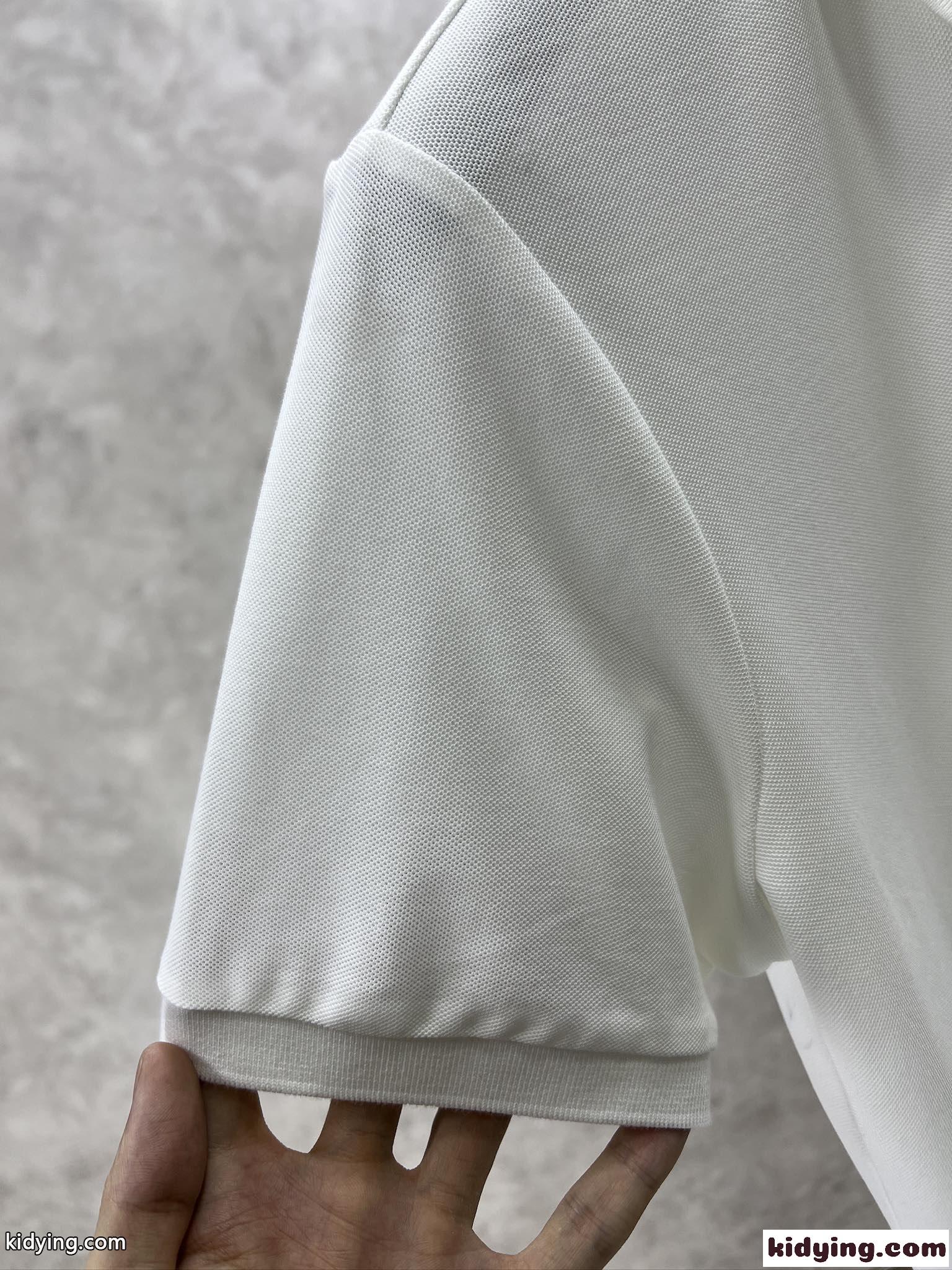 洗練された カジュアル ロゴ コットンピケ 半袖ポロシャツ モンクレール Tシャツ コピー-3