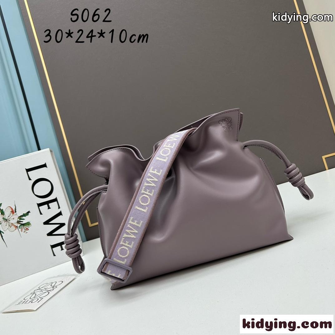 LOEWE フラメンコクラッチ ロエベ バッグ コピー ショルダーバッグ パープル-1