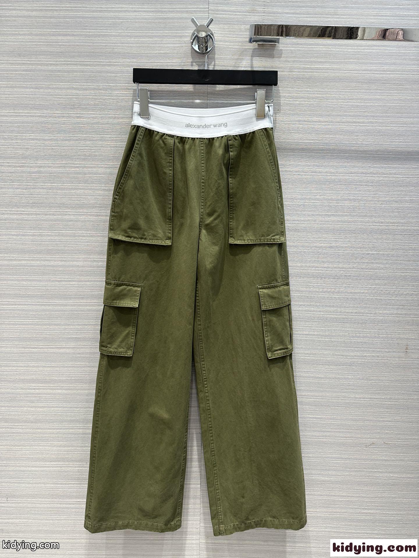 今季大人気 カジュアル ロゴ カーゴパンツ アレキサンダーワング パンツ コピー リラックス-2