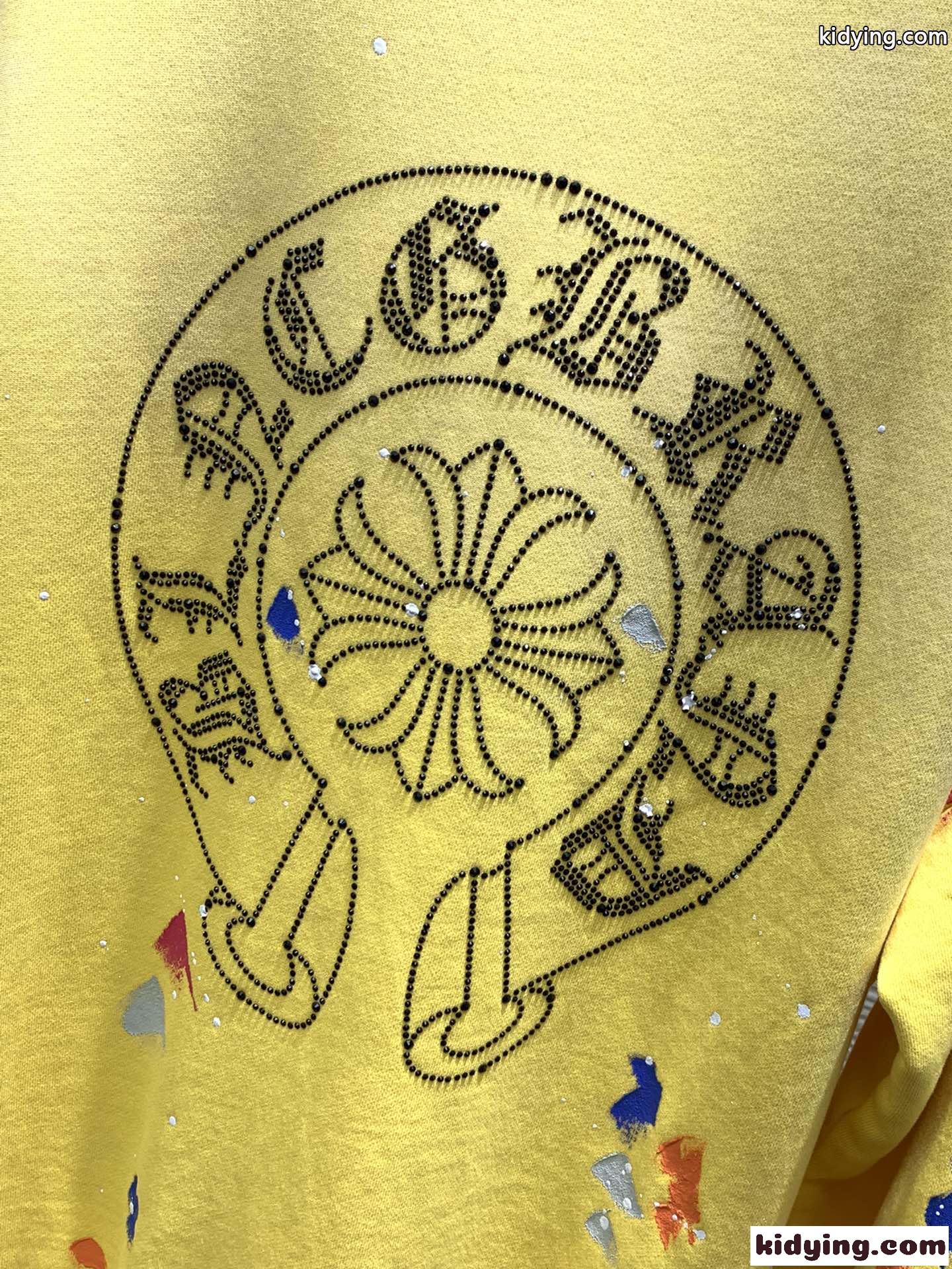クロムハーツ Tシャツ コピー グラデーションロゴ クルーネック スウェットシャツ-3