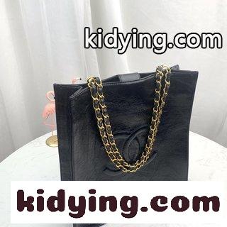 Chanelシャネルバッグ シャネル バッグ 名品コピー 21新型ダブルCビッグロゴレトロ牛革一肩ショッピングバッグtoteバッグ-2