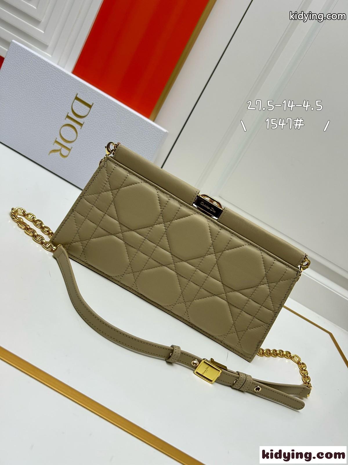 23新作 上品 エレガント Dior クラッチ クリスチャン・ディオール バッグ コピー カーキ-1