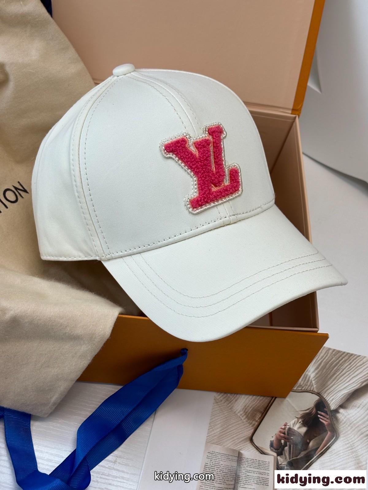 キャップ・LV シグネチャー ルイヴィトン キャップ コピー 帽子 ホワイト-2