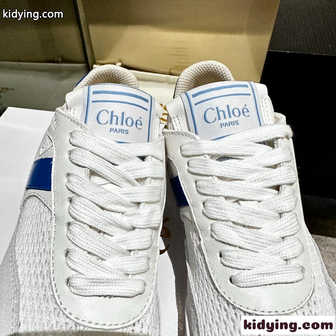 メッシュ&レザー クロエ スニーカー スーパーコピー CHLOÉ KICK スニーカー-2