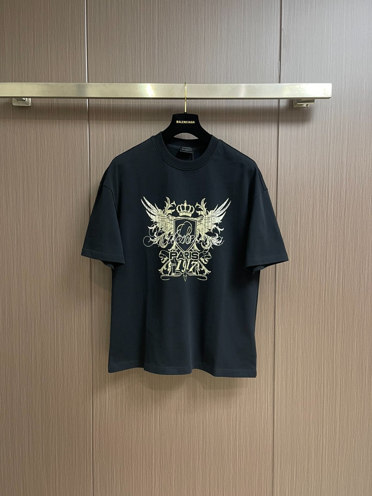 定番 カジュアル プリント入り バレンシアガ Tシャツ コピー 半袖Tシャツ-2