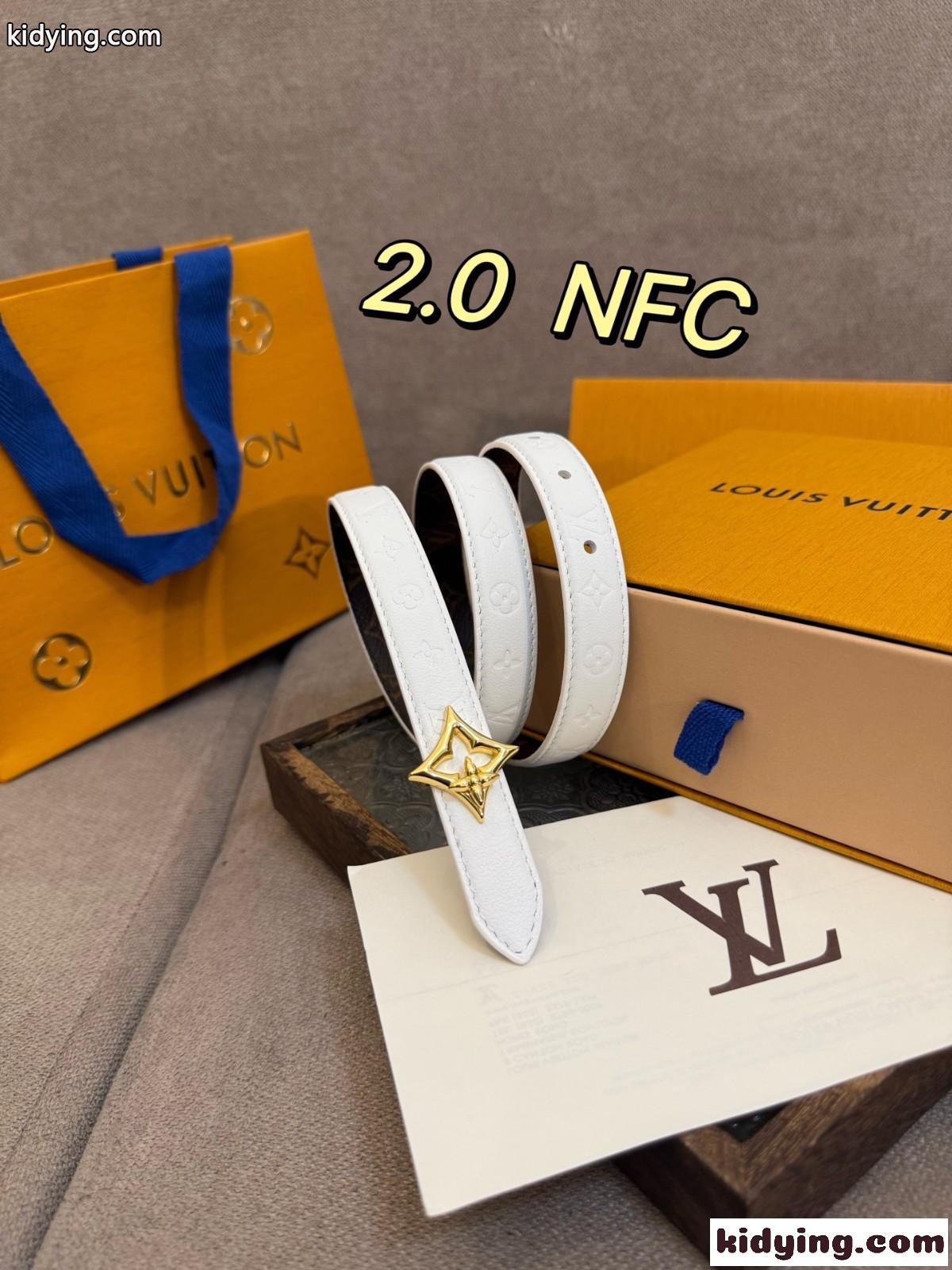 ベルト･LV フラワーグラム 20MM リバーシブル ルイ・ヴィトン スーパーコピー ホワイト-1
