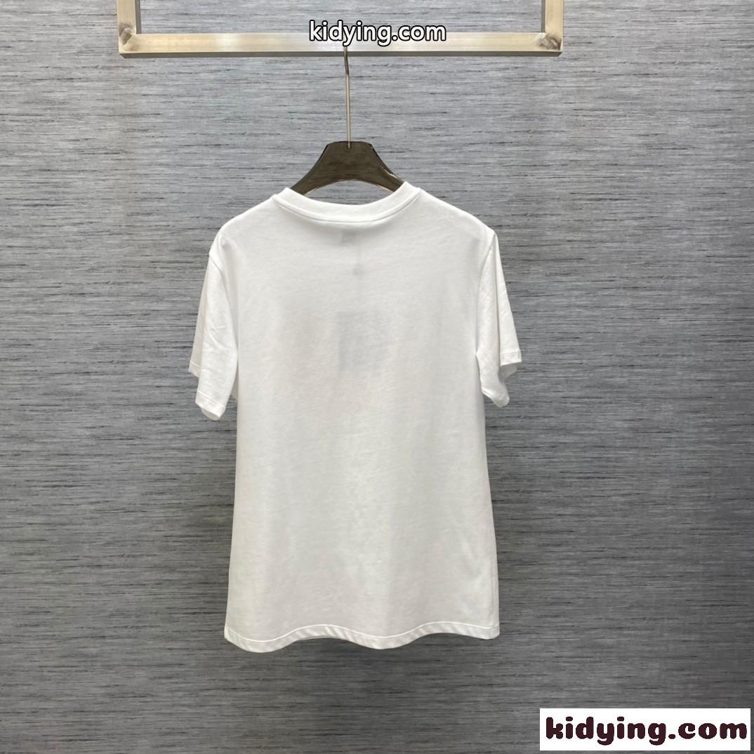 LV × YK フィッシュパッチ バックルスリーブTシャツ ルイ・ヴィトン Tシャツ コピー 半袖 トップス-0