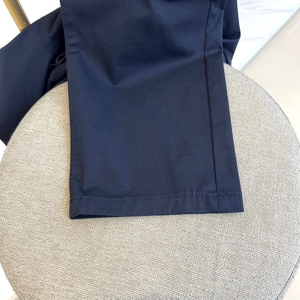 洗練された 上品 合わせやすい ヴェルサーチ パンツ 偽物 メンズ チノパンツ ネイビー-4