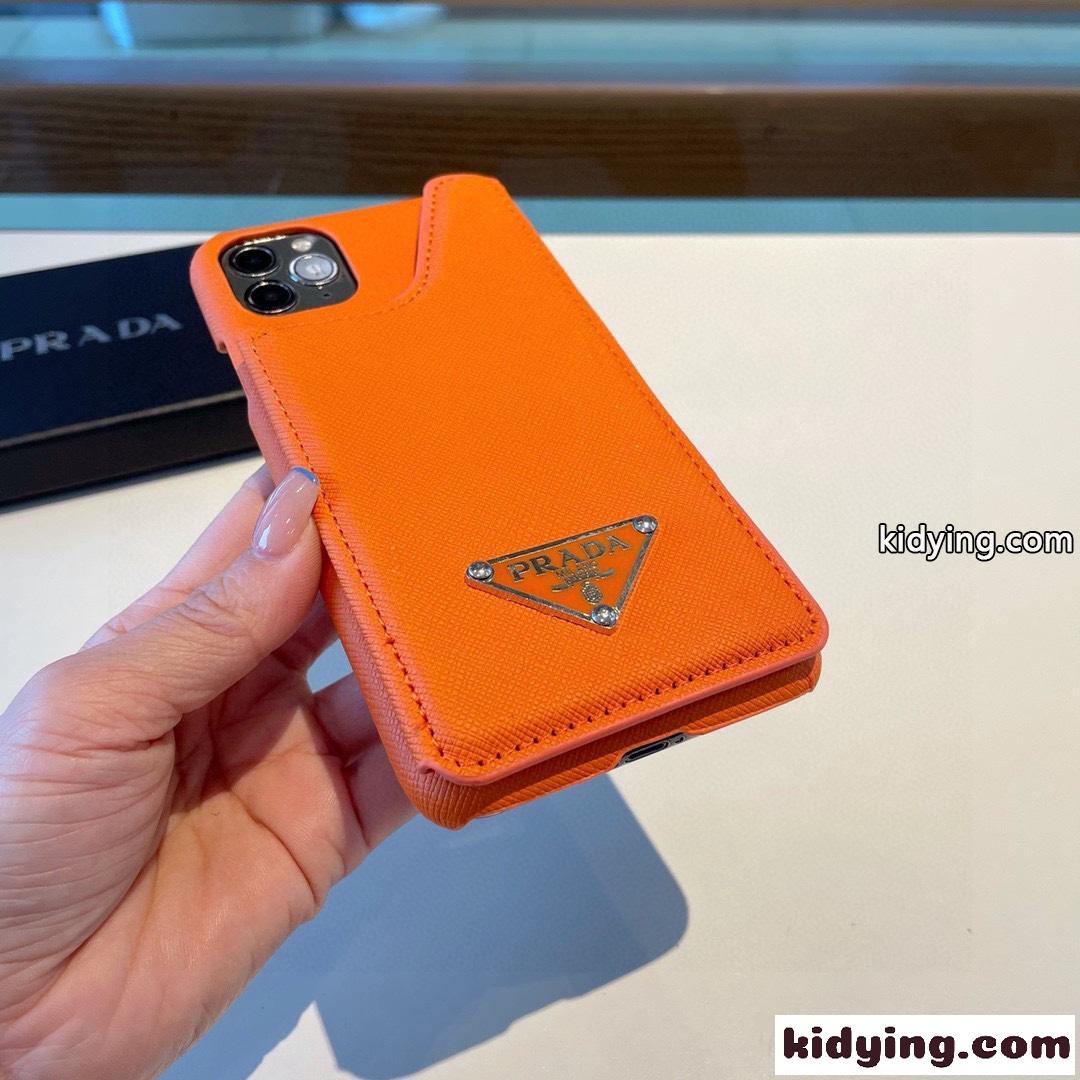 シンプル 上品 カード収納 プラダ スマホケース コピー アイフォンケース-3