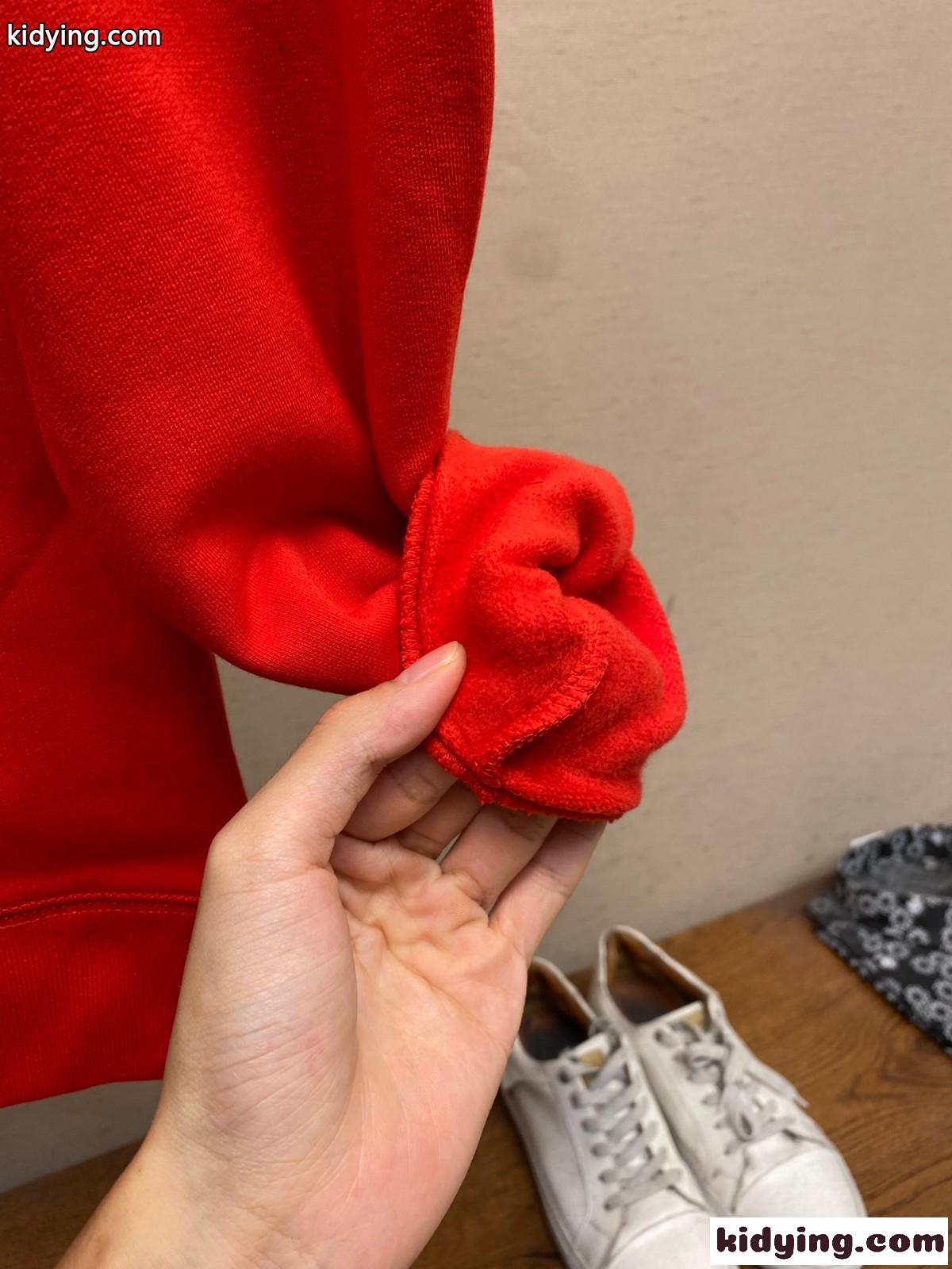 飽きのこない ロゴ 刺繍 クルーネック スウェットシャツ クロムハーツ Tシャツ コピー レッド-4
