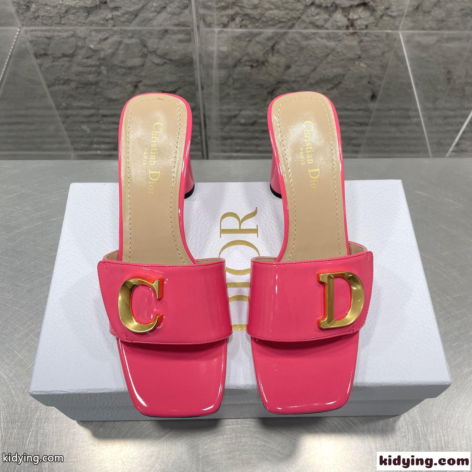 CEST DIOR ヒールスライド クリスチャン・ディオール サンダル コピー ピンク-0