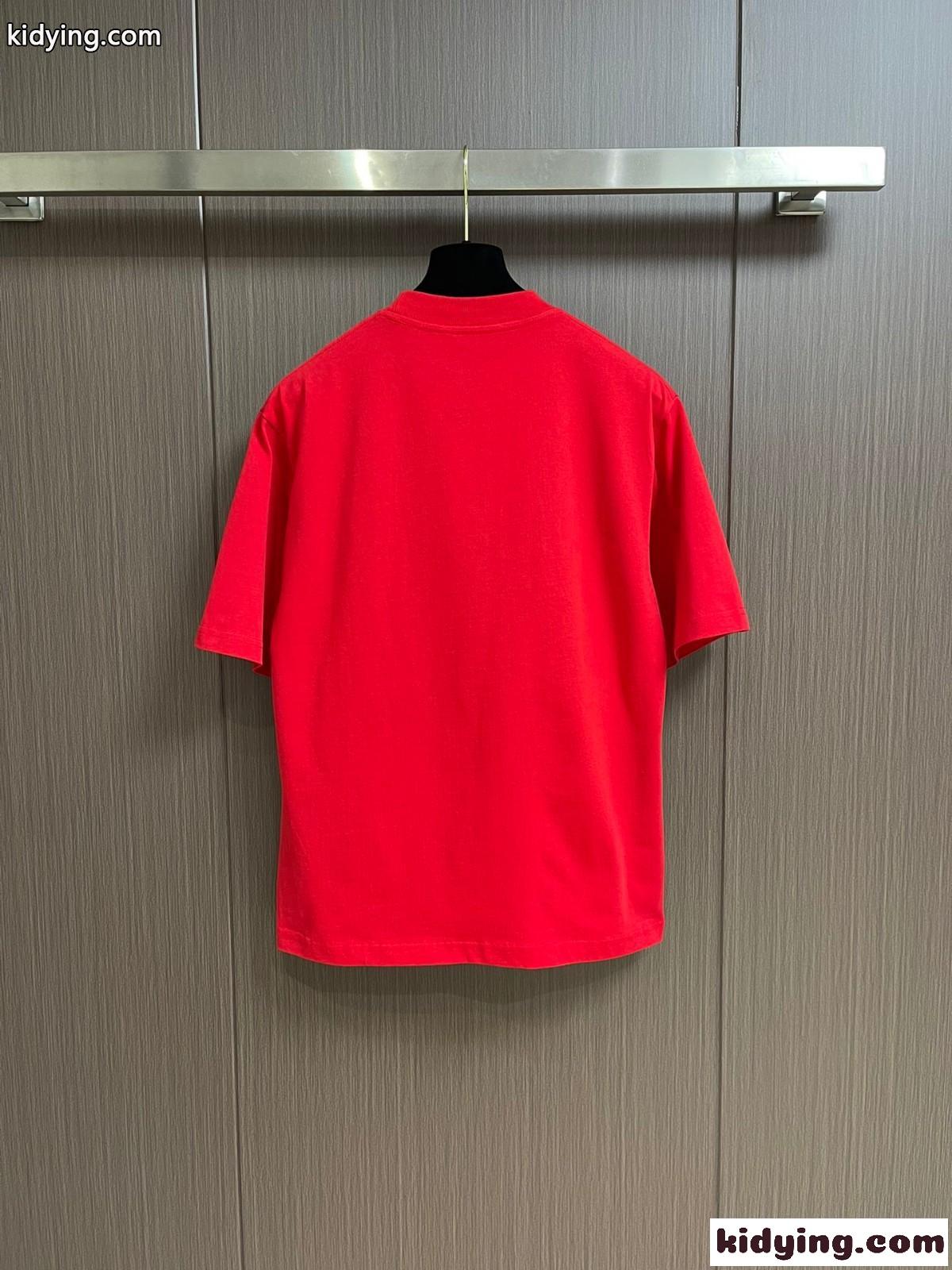 YEAR OF THE DRAGON 半袖 Tシャツ ユニセックス ケンゾー tシャツ コピー レッド-1
