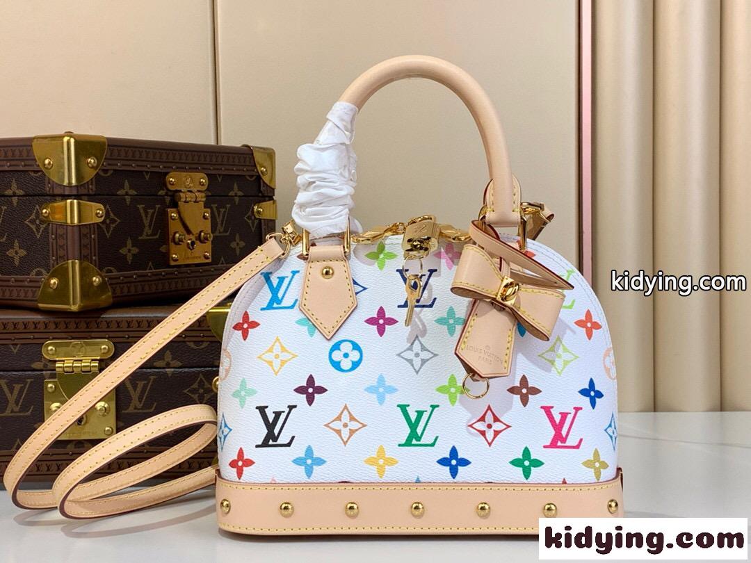 Louis Vuitton x 村上隆 LV × TM アルマ BB スーパーコピー M13078-1