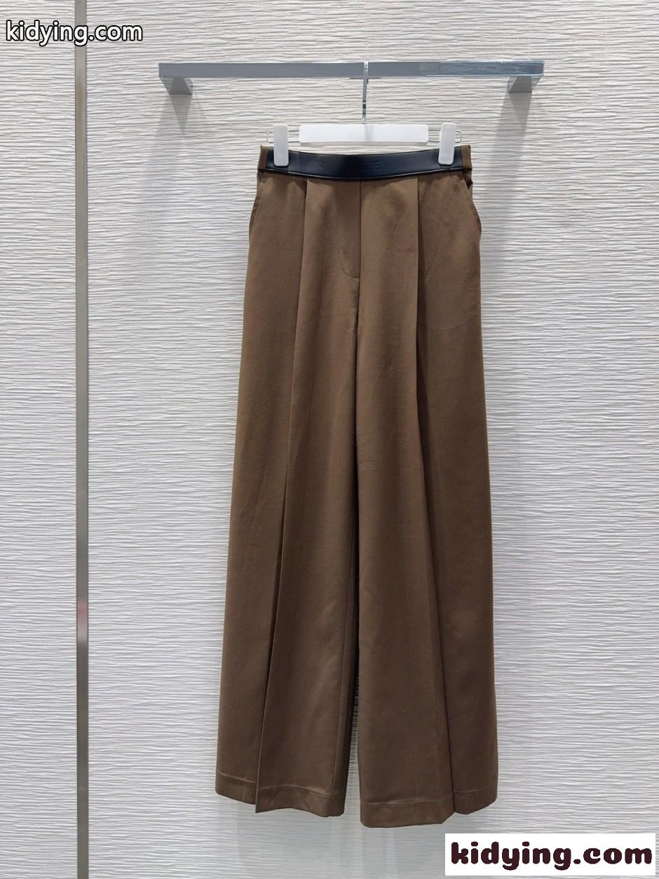 大人 エレガント LOEWE ロエベ パンツ コピー トラウザーズ レディース-0