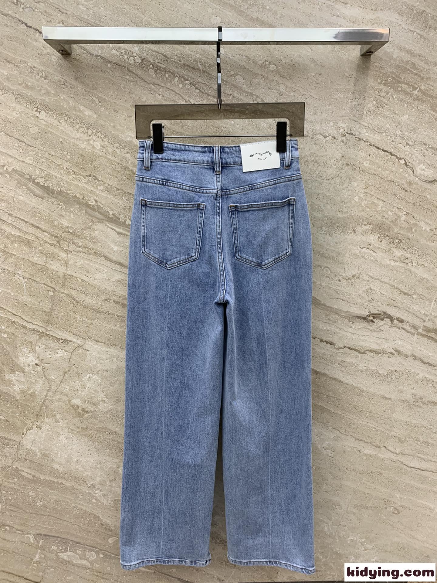 カジュアル アレキサンダーワング パンツ コピー レディース デニムジーンズ ブルー-0