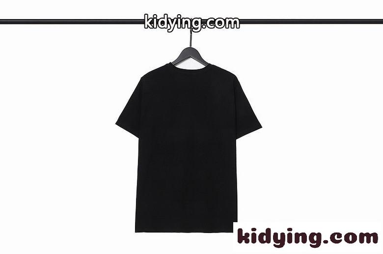 シンプル ロゴ おしゃれ クルーネック アレキサンダー・マックイーン  半袖Tシャツ コピー 快適 カジュアル ホワイト ブラック-2