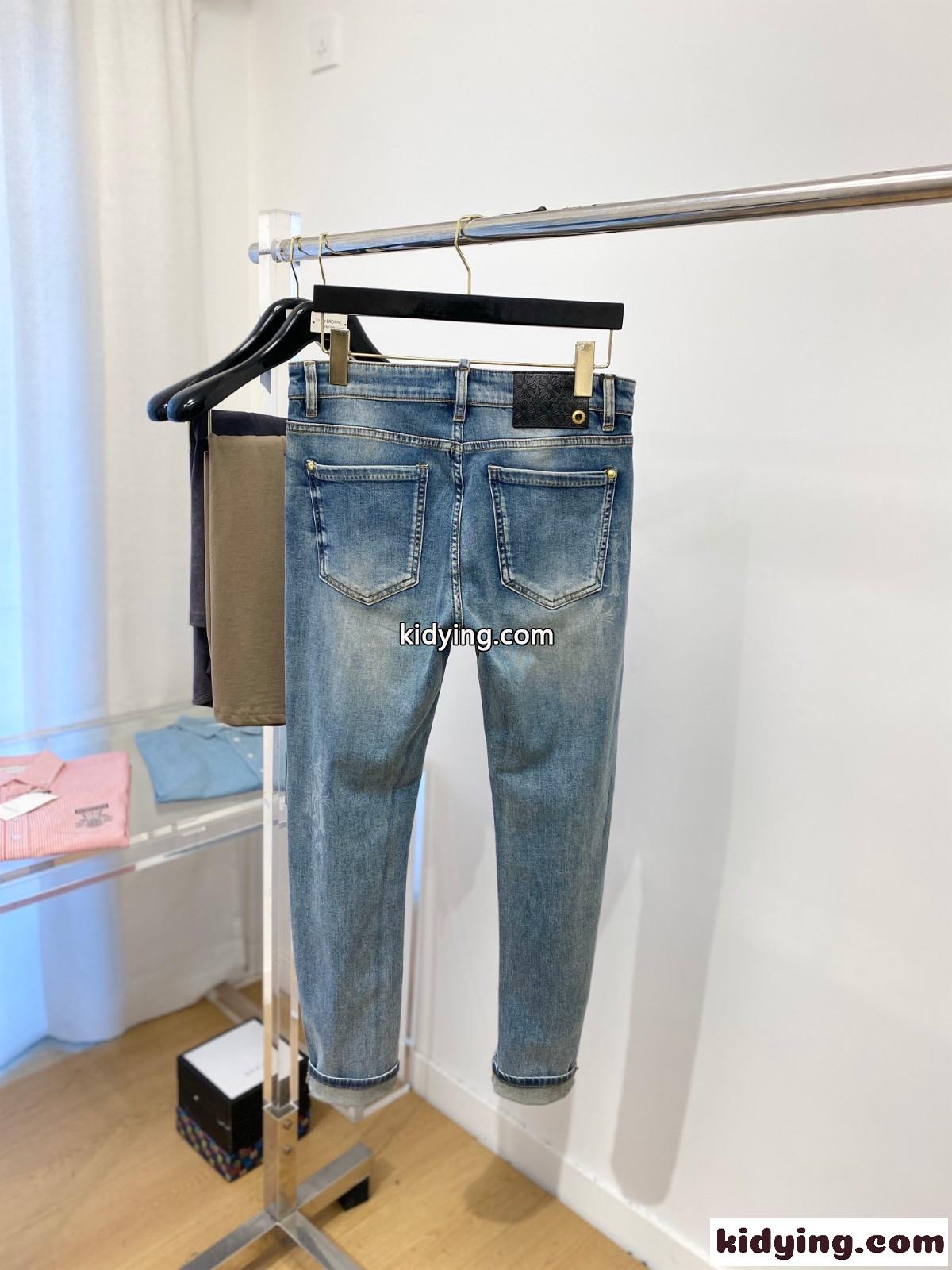 カジュアル 定番 クロムハーツ ジーンズ コピー ストレッチ デニムパンツ-4