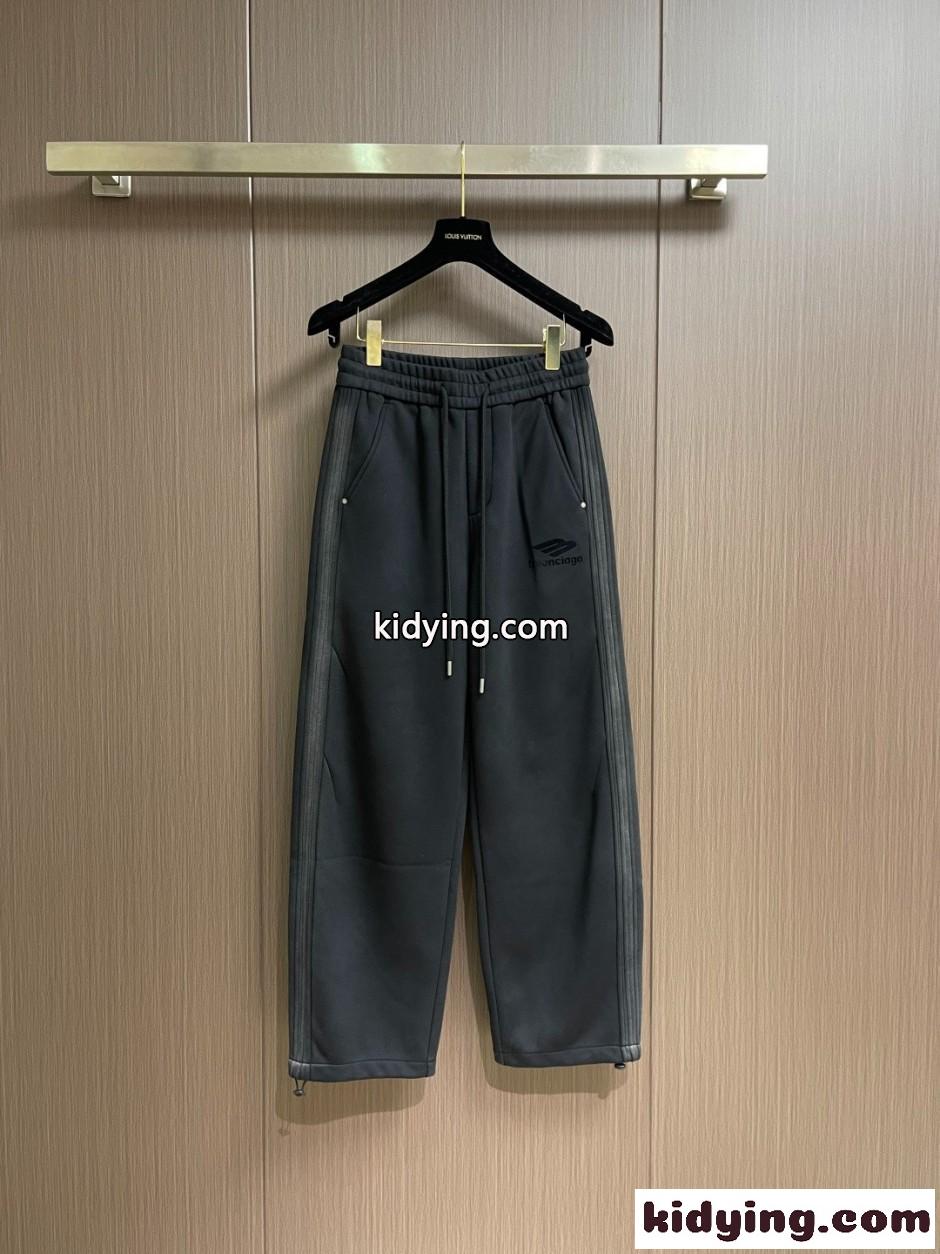 バレンシアガ パンツ 偽物 シンプル ロゴ カジュアル スウェットパンツ-0