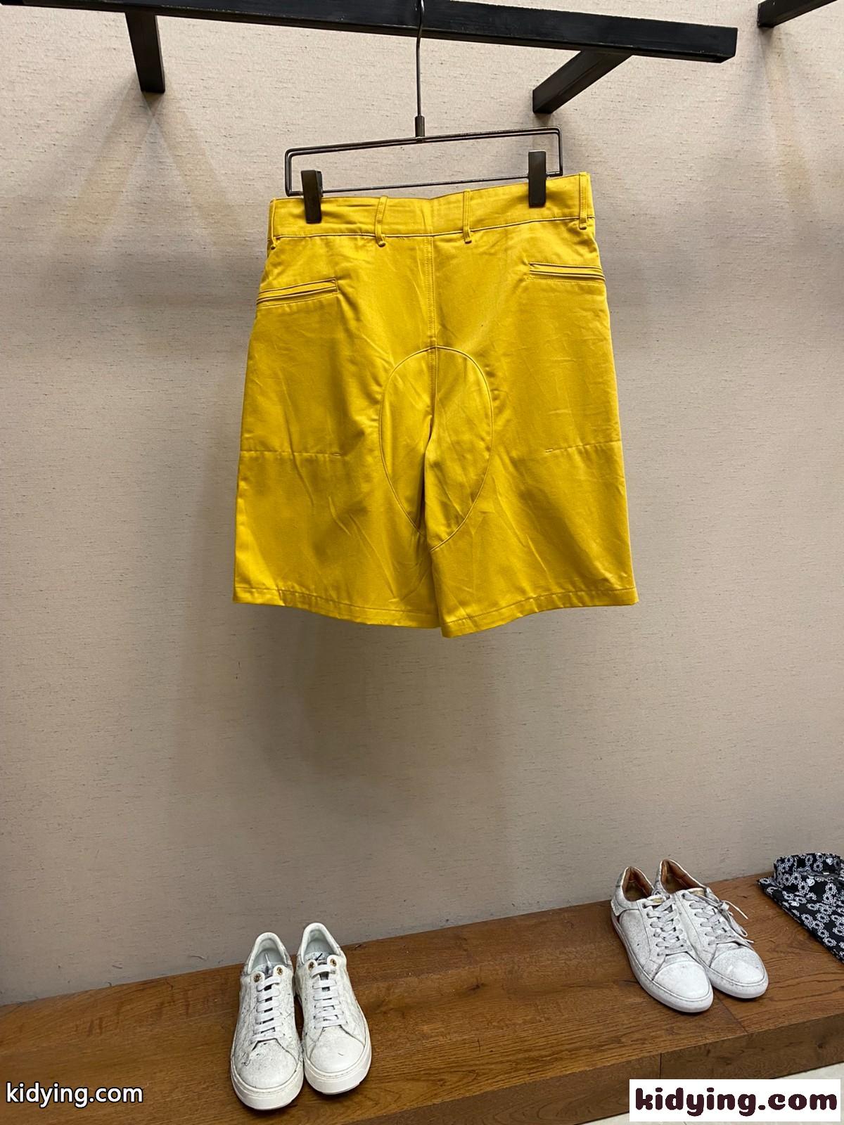 クリスチャン・ディオール パンツ コピー DIOR AND STONE ISLAND バミューダショートパンツ イエロー-0