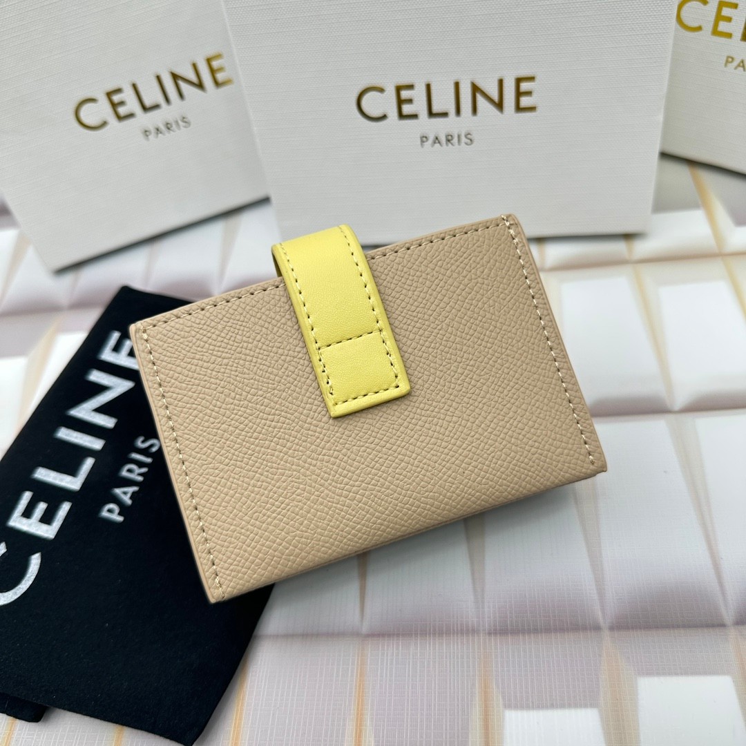 セリーヌ CELINE アコーディオン カードホルダー 偽物 人気 ロゴ-1