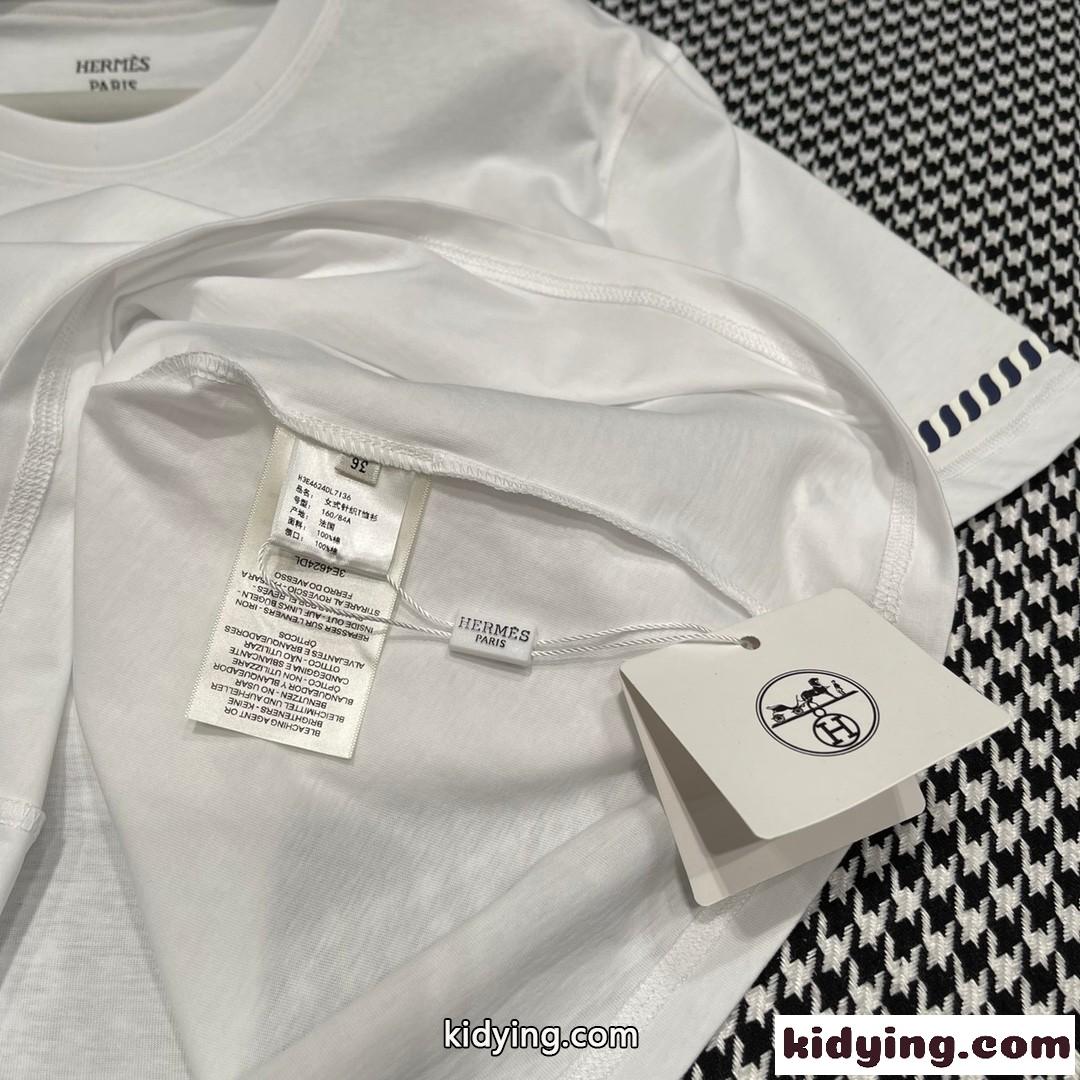 2023春夏◆レディース Tシャツワンピース マキシドレス エルメス ワンピース コピー コットン-3