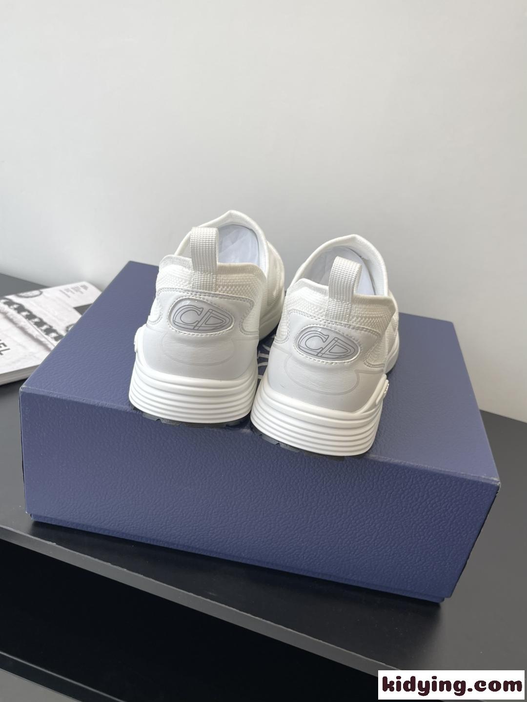 シンプルで履きやすい♪DIOR ディオール B30 カウントダウン スニーカー コピー ホワイト-4