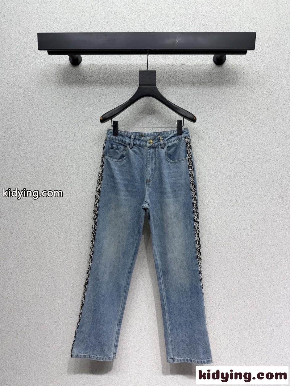 ベーシック CCロゴ シャネル ジーンズ コピー 合わせやすい デニムパンツ-0