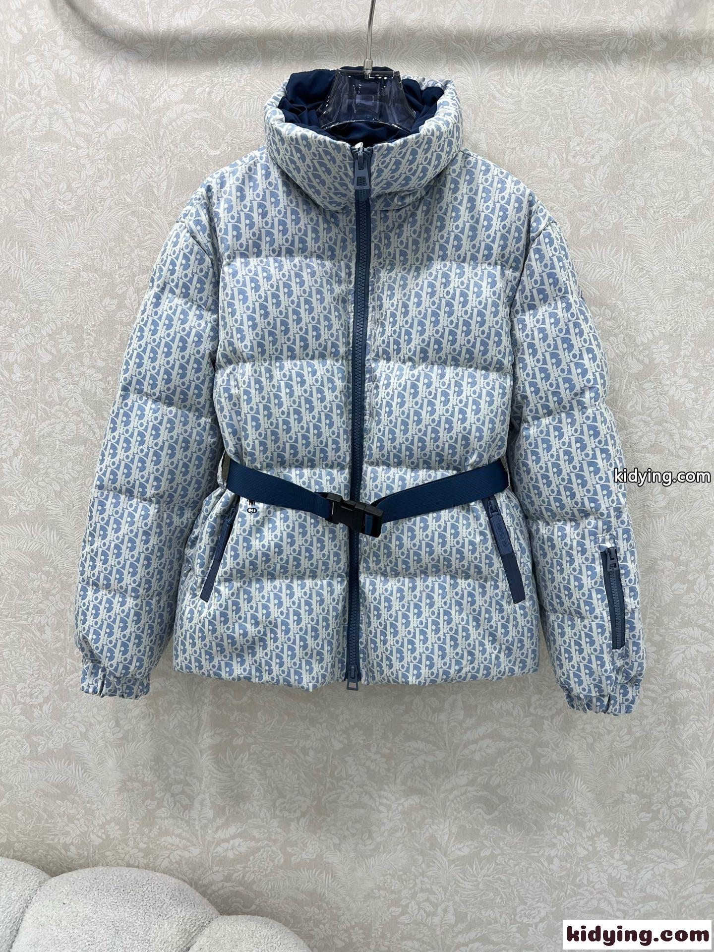 DiorAlps ベルト付き パファージャケット クリスチャン・ディオール ダウンジャケット 偽物-1