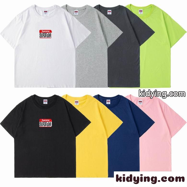 選べる8色 クルーネック ロゴ シンプル おしゃれ 半袖 春夏 トップス シュプリーム tシャツ コピー 人気-1
