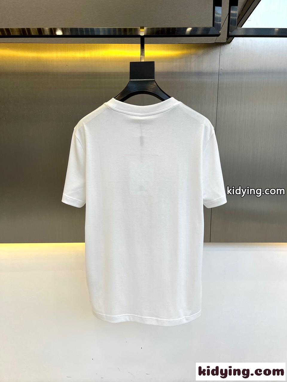 バロック メドゥーサ 刺繍入り ヴェルサーチェ Tシャツ 偽物 半袖Tシャツ ホワイト-4