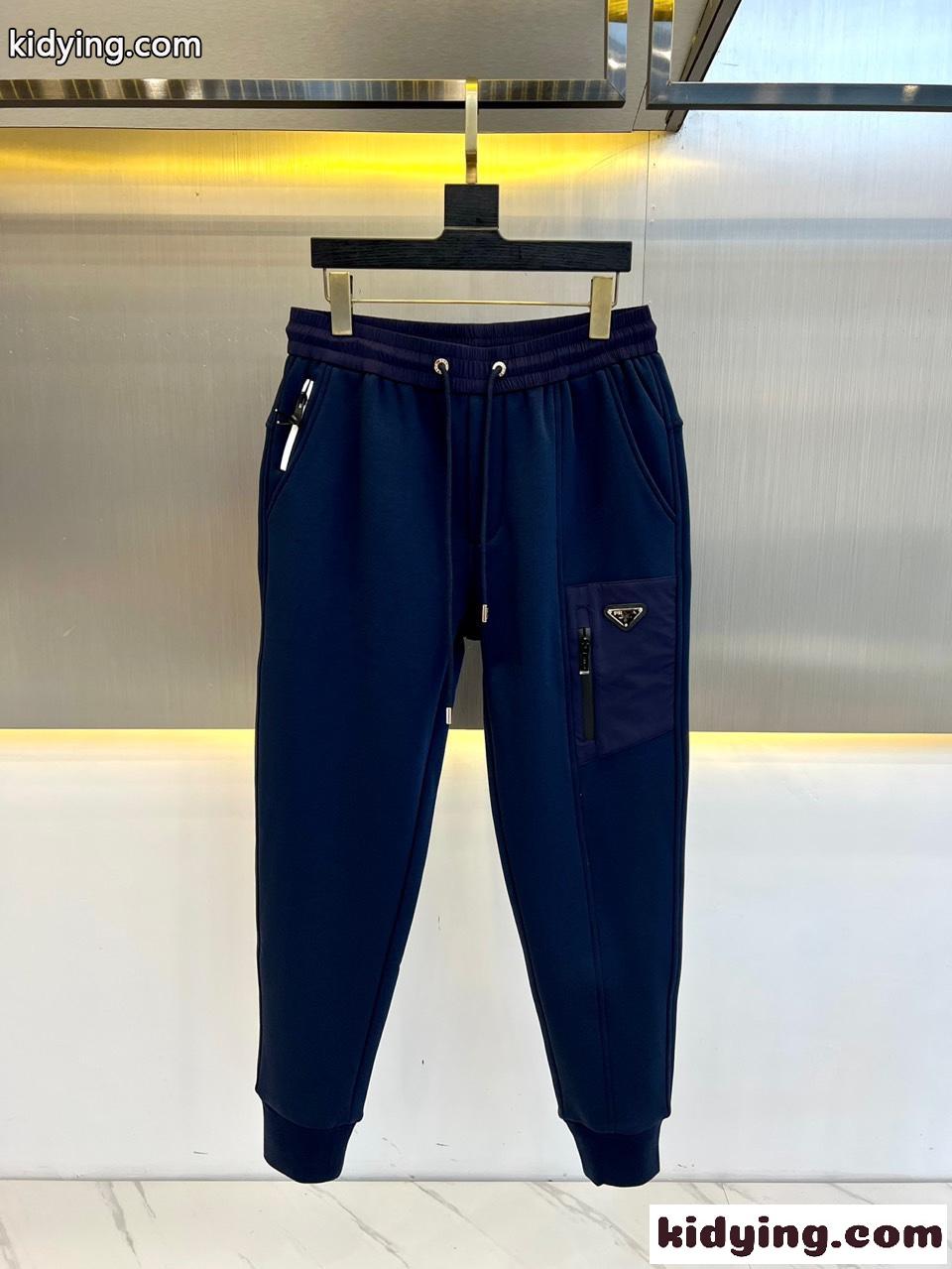 プラダ パンツ コピー メンズ カジュアル 合わせやすい 裏起毛 スウェットパンツ-0