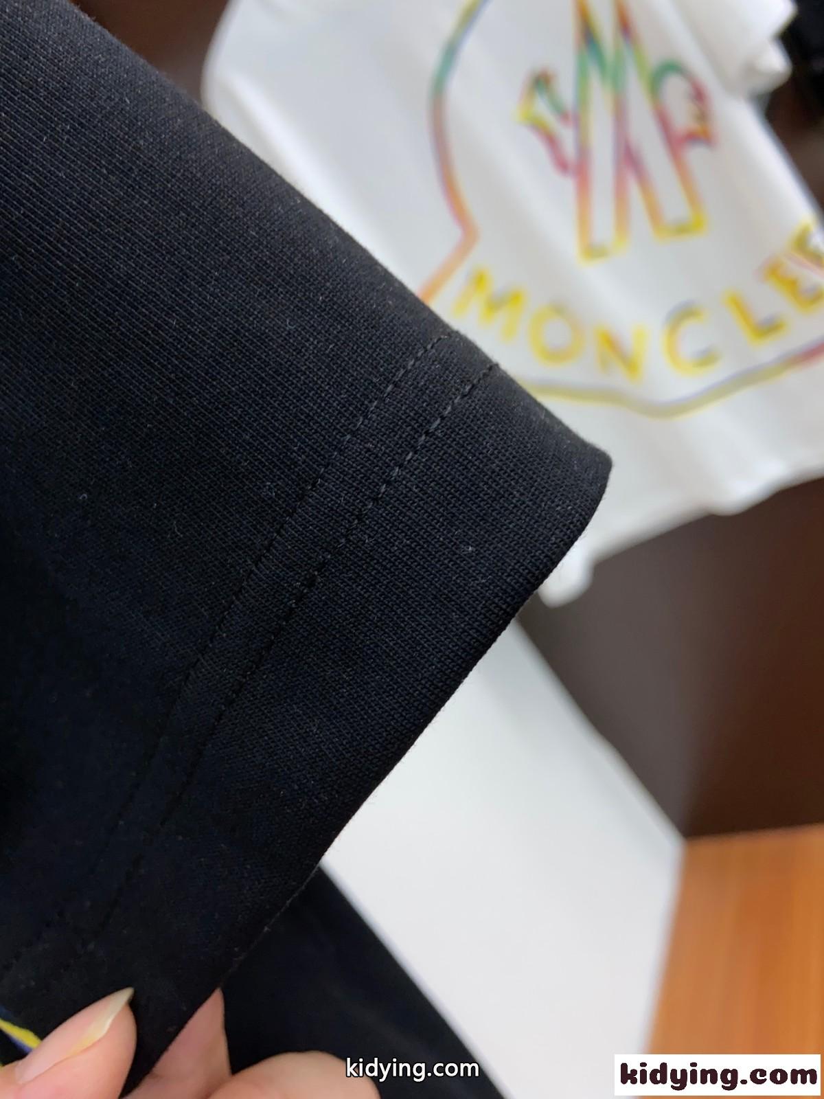 カジュアル プリント クルーネック モンクレール Tシャツ コピー 半袖 トップス-3