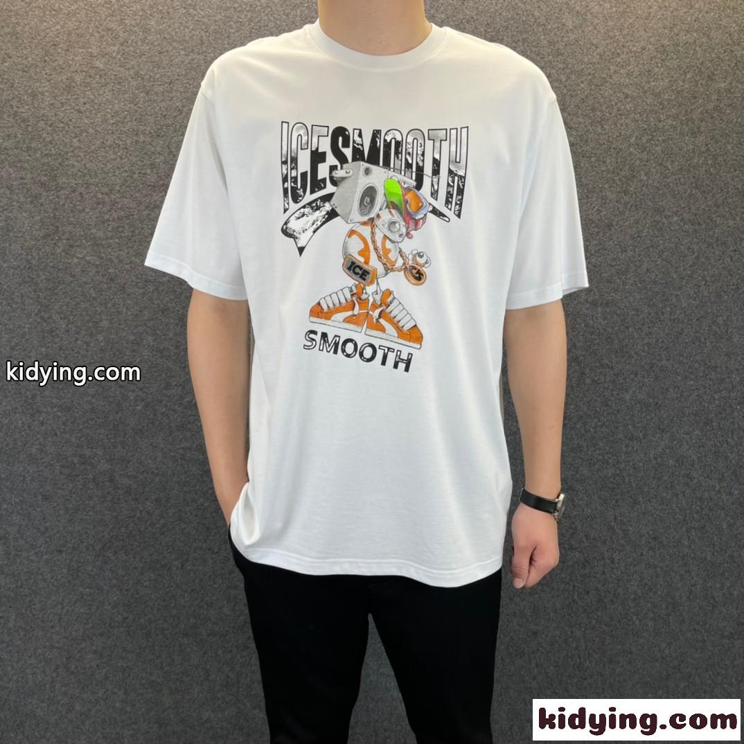 メンズ カジュアル 着心地いい プリント ゆったり ジバンシィ Tシャツ コピー 半袖 かっこいい トップス-1