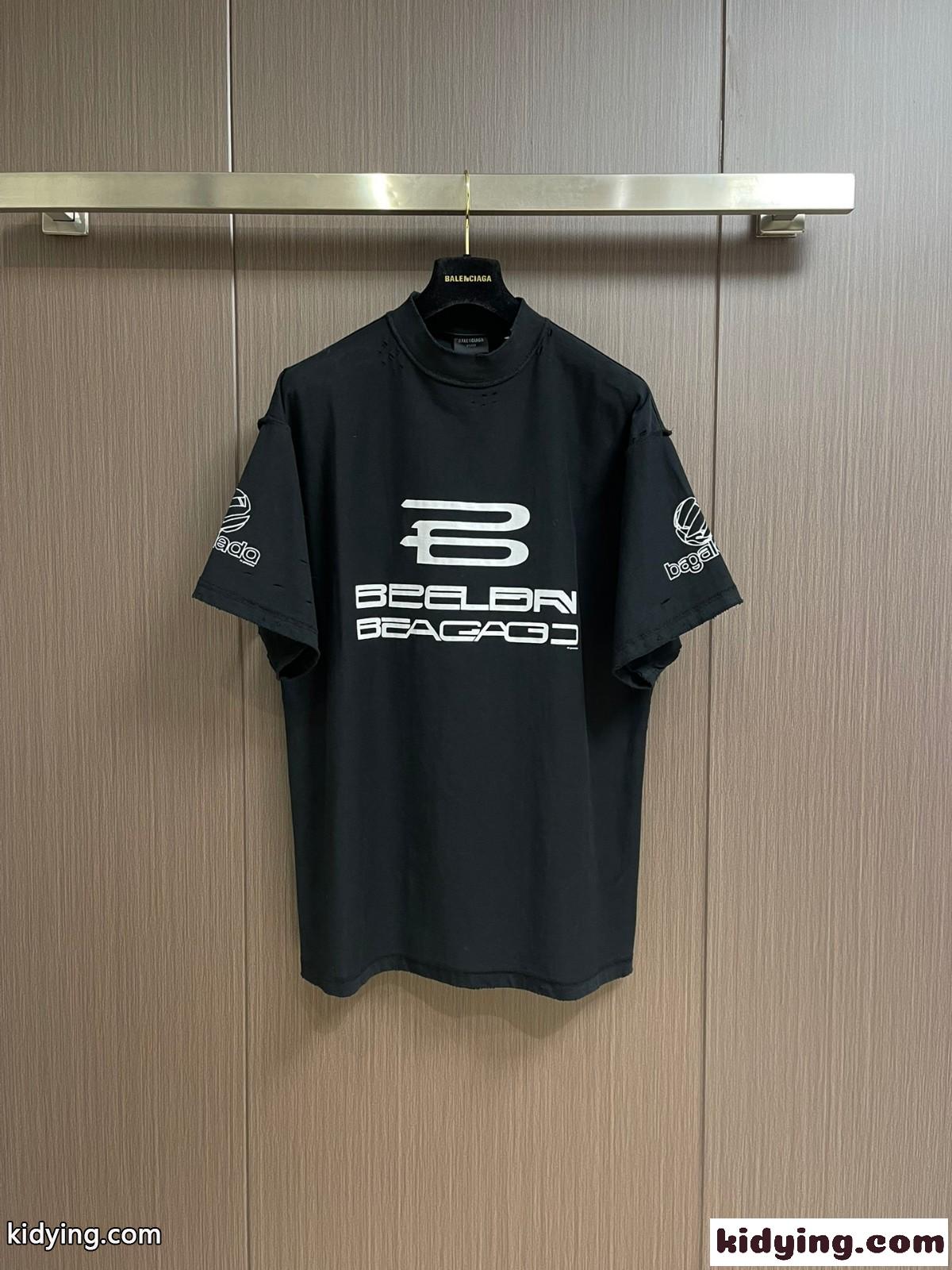 バレンシアガ Tシャツ コピー AI GENERATED INSIDE-OUT Tシャツ ブラック-1