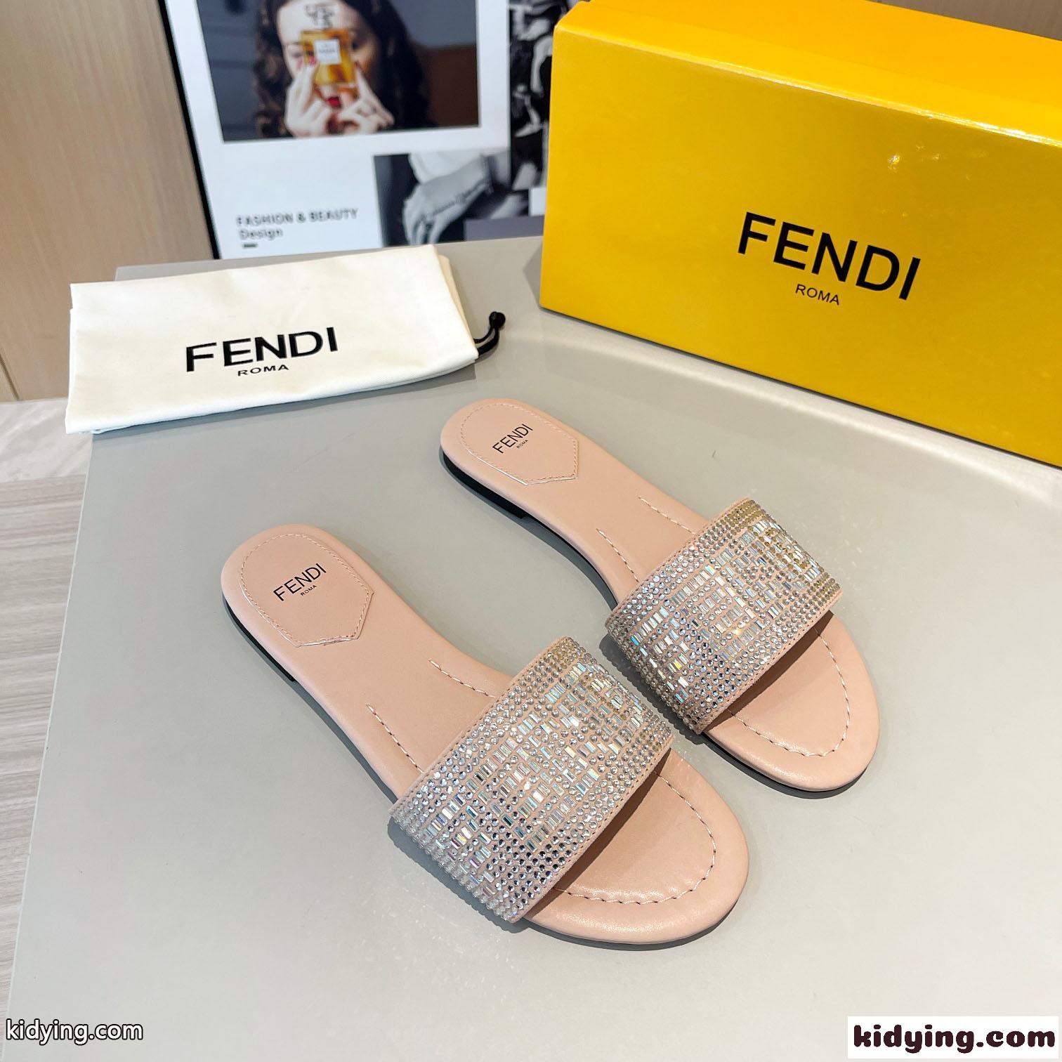 レディース 春夏 フェンディ サンダル コピー 人気 ファッション スライド-0