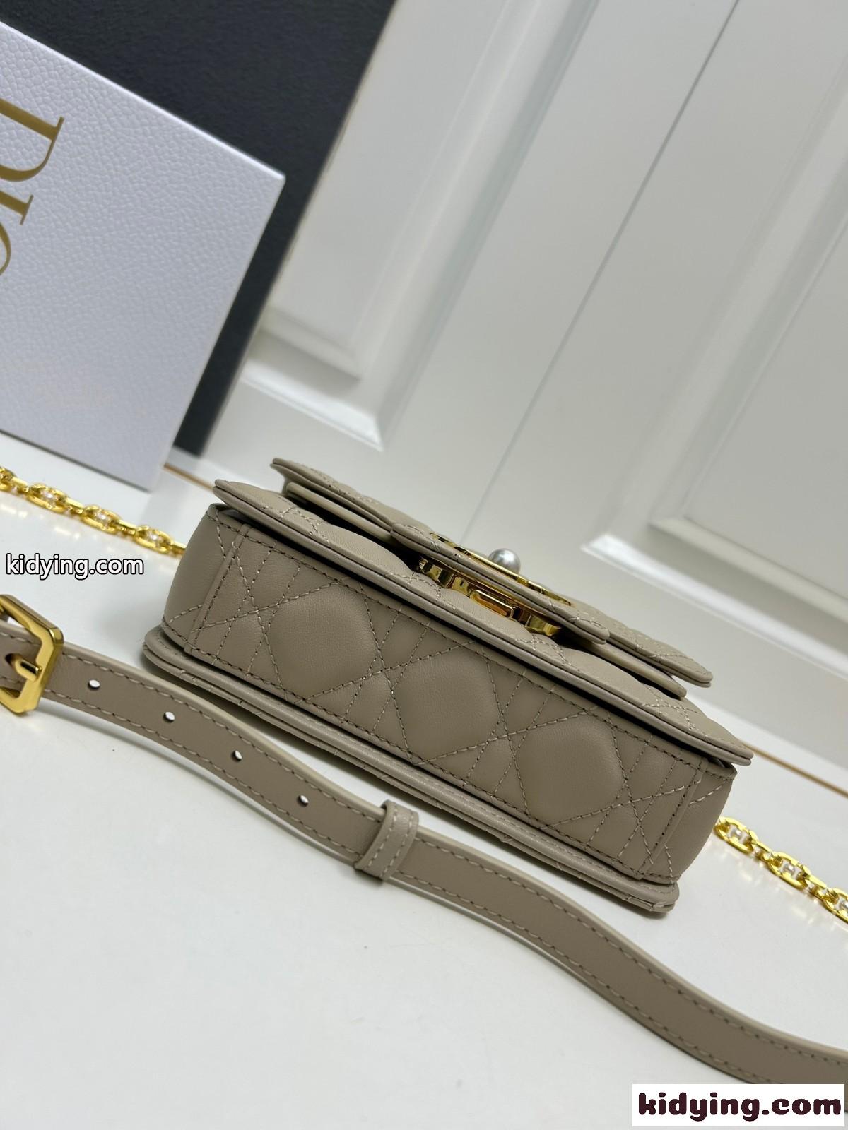 Dior Jolie トップハンドルバッグ スモール クリスチャン・ディオール バッグ コピー ベージュ-3