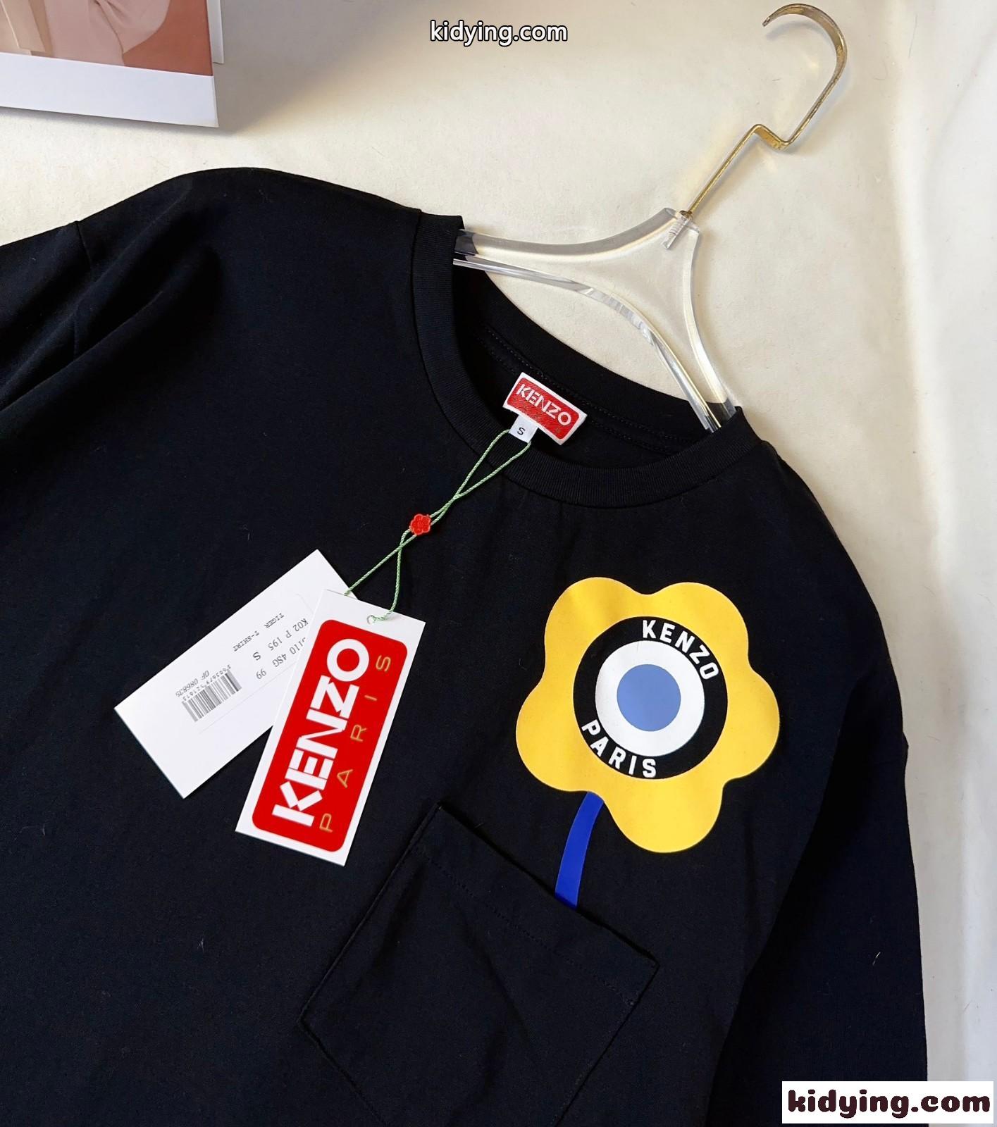 おしゃれ 合わせやすい KENZO TARGET プリント ケンゾー Tシャツ コピー コットン-4