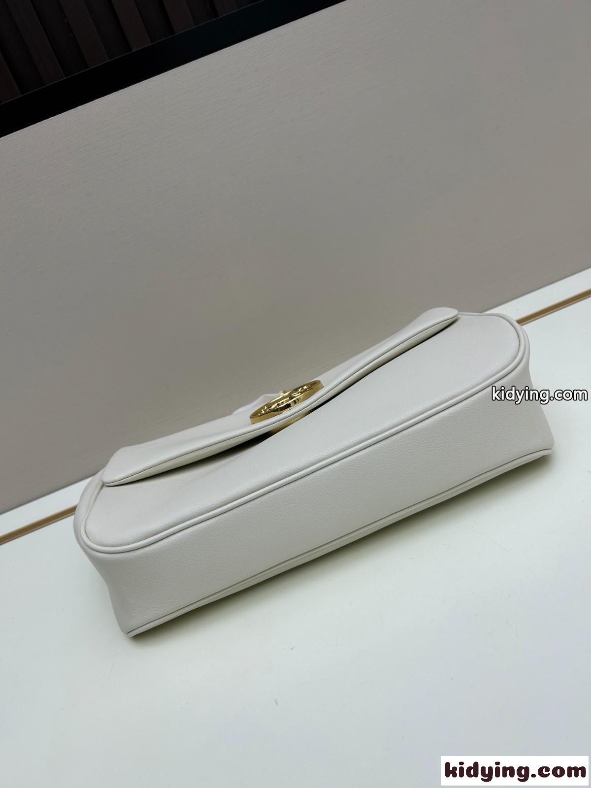人気 グレインレザー クロエ バッグ スーパーコピー Chloé Heritage ショルダーバッグ ホワイト-3