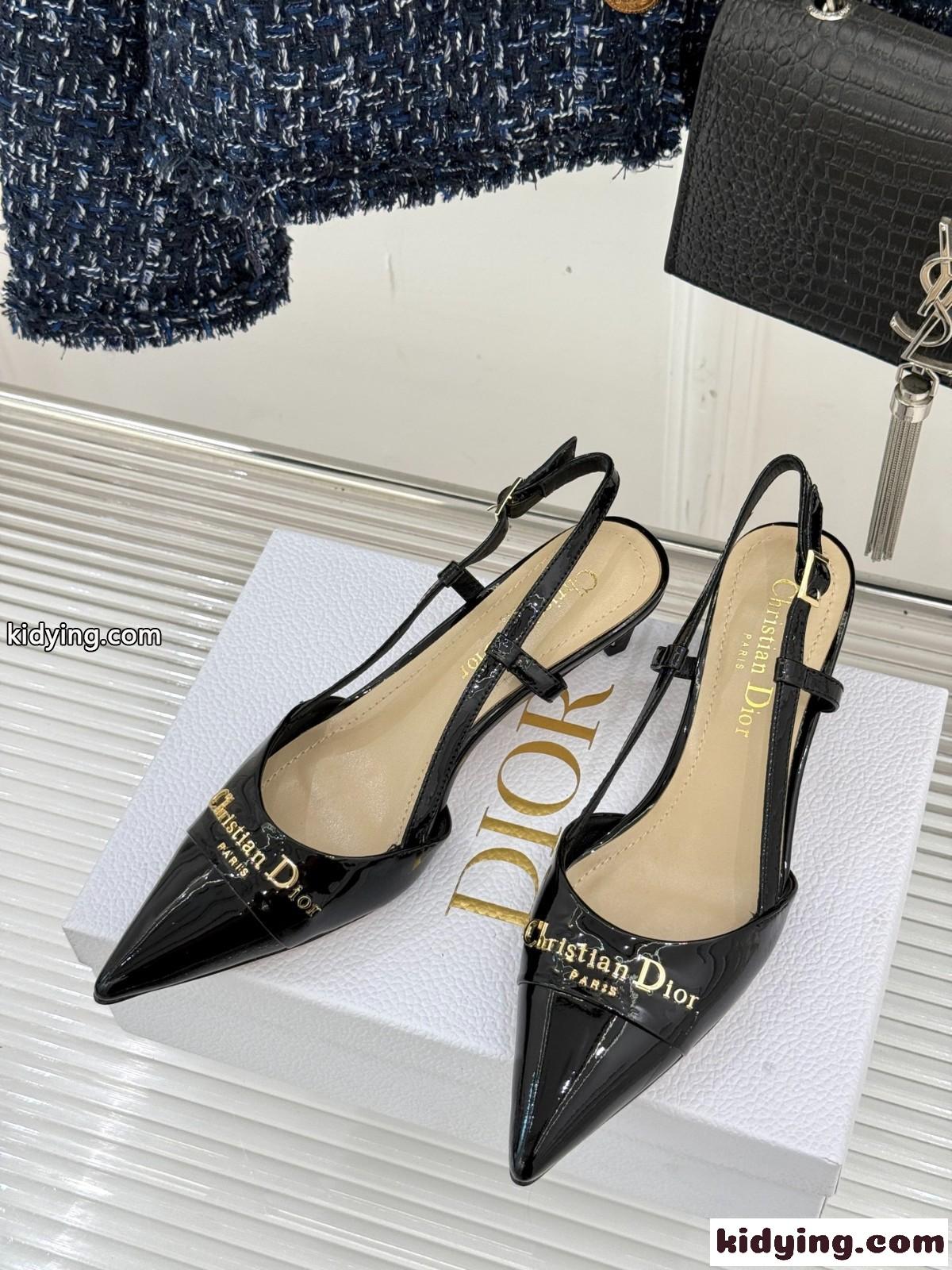 My Dior スリングバックパンプス クリスチャン・ディオール パンプス コピー ブラック-2