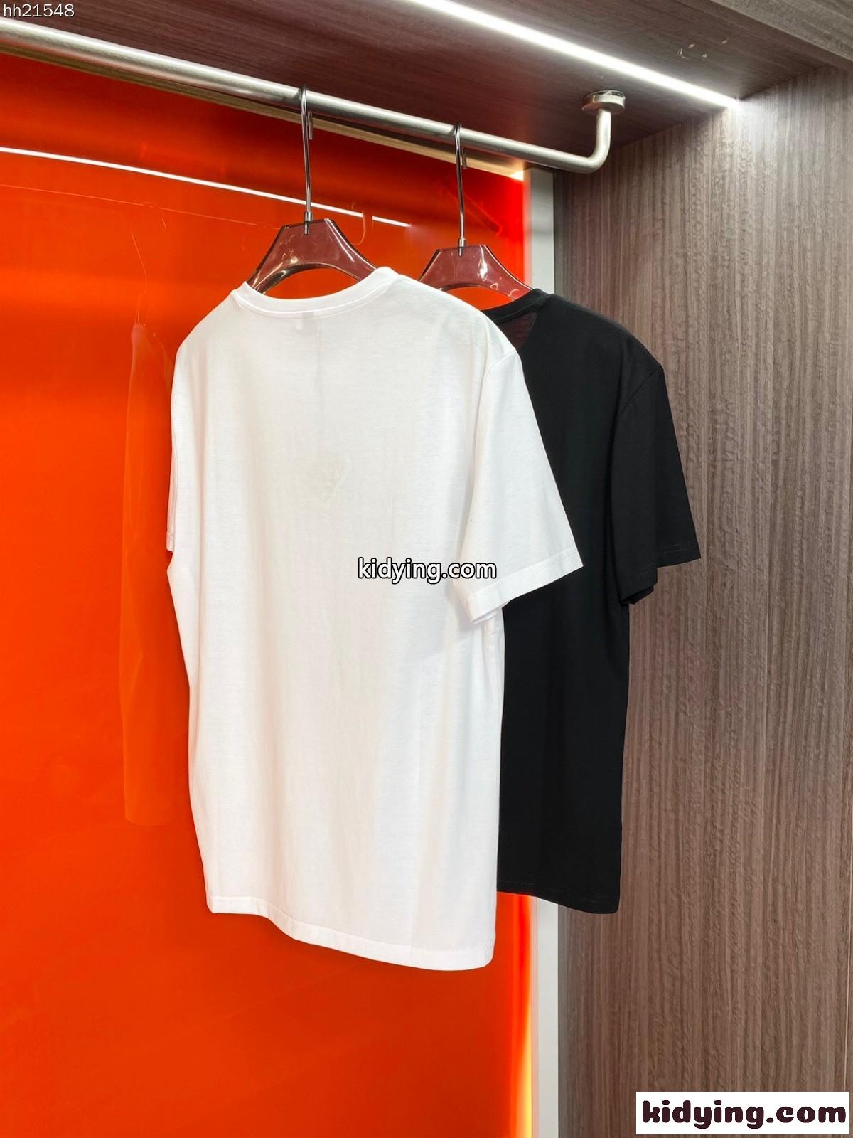 シルケット コットン 快適 クルーネック ロゴ プリント ロエベ tシャツ コピー 半袖 トップス-0